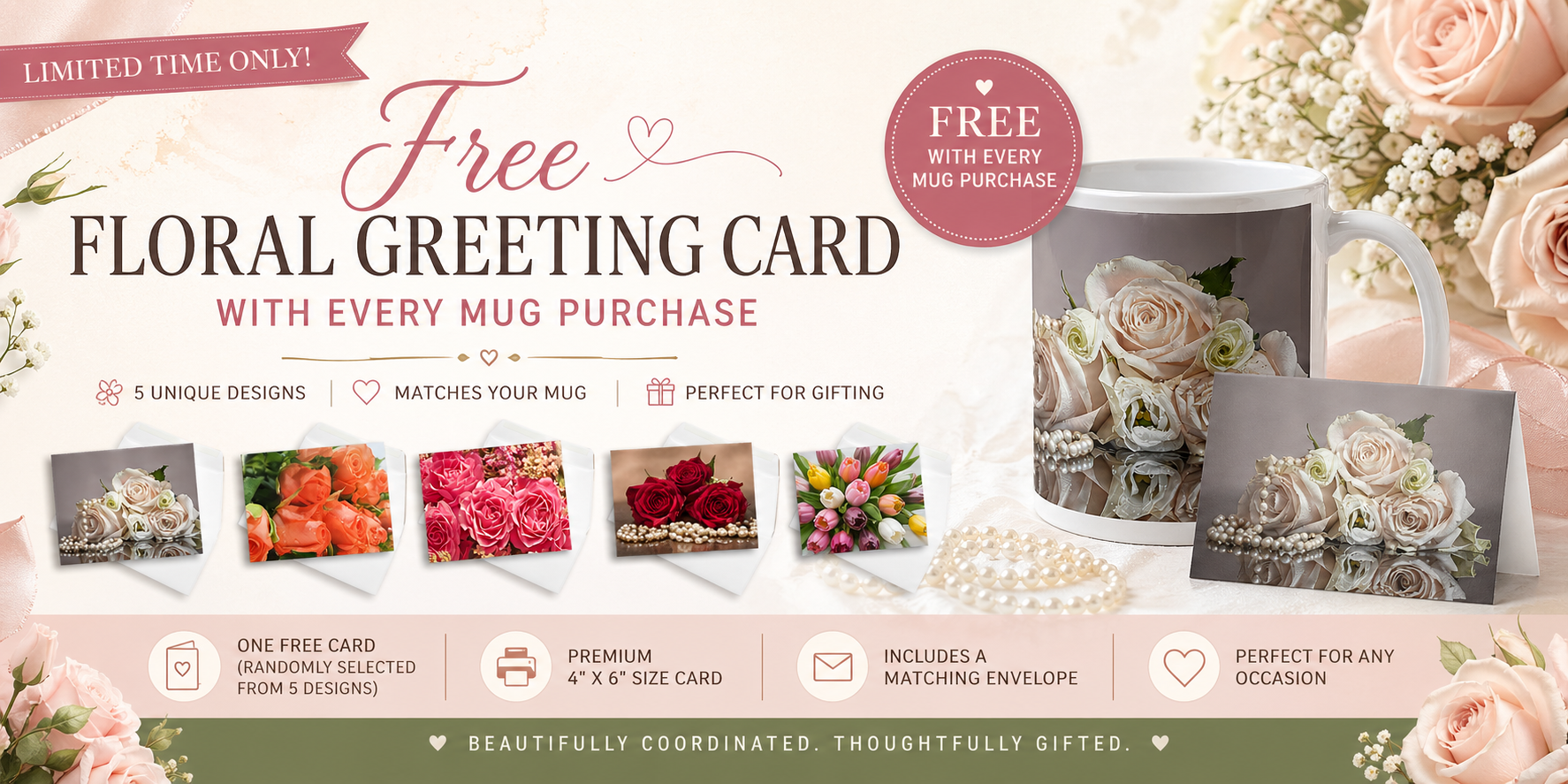 Free Floral Card Sale