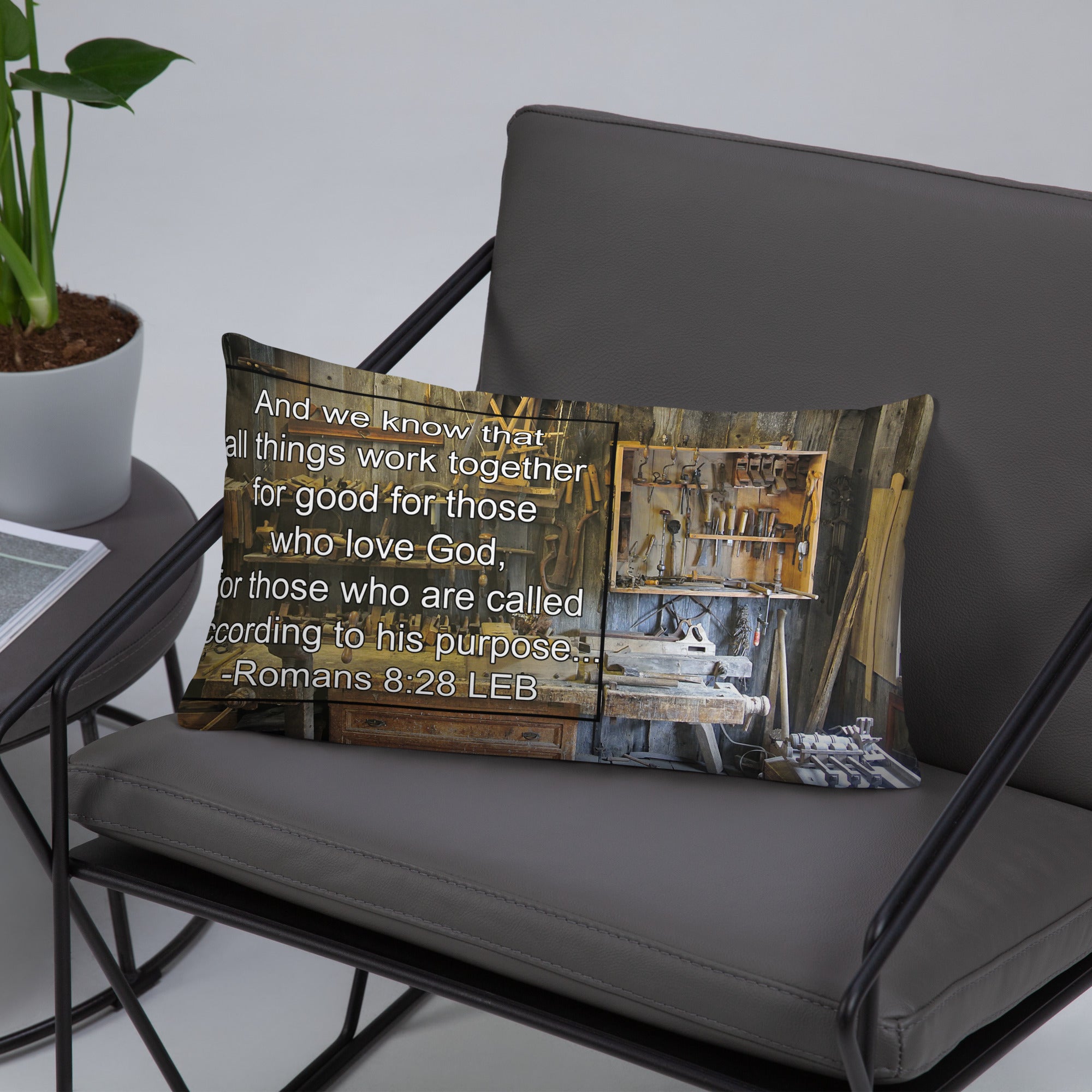 Basic Pillow - Romans 8:28 image 11