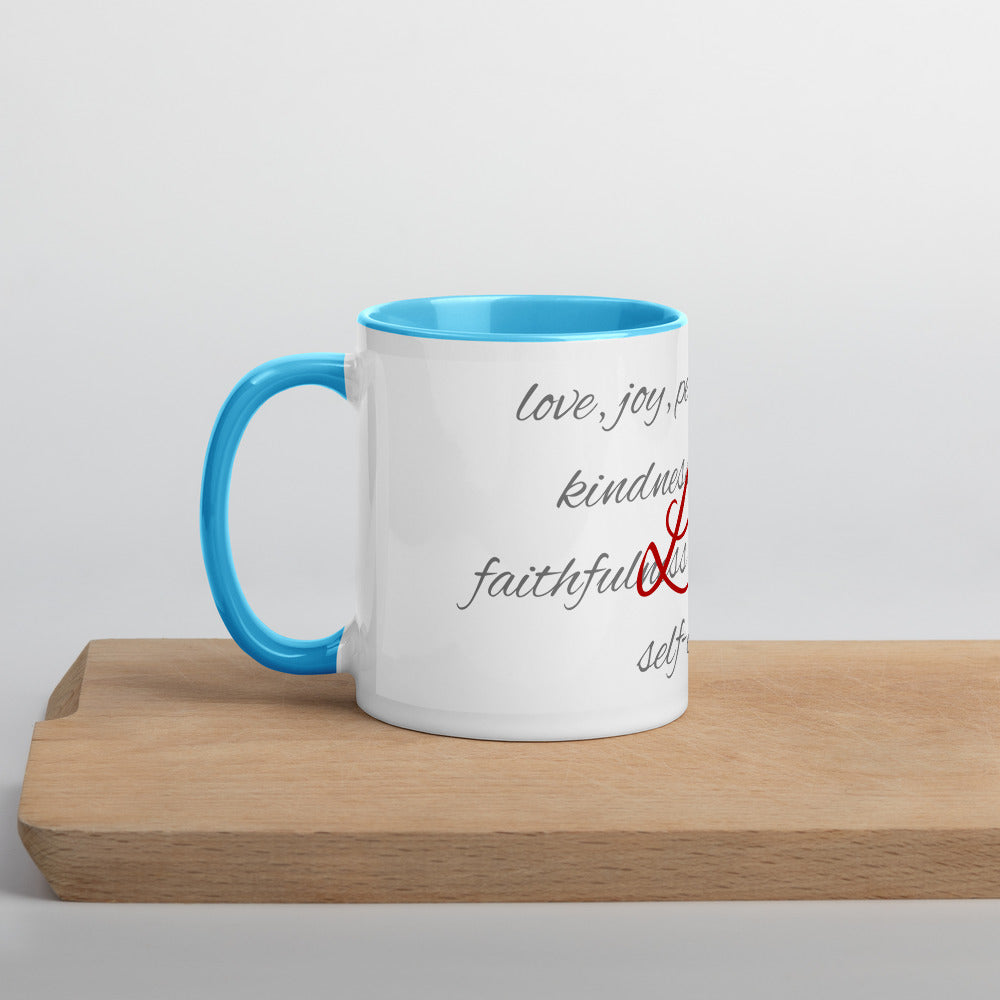 Mug with Color Inside - Love image 5
