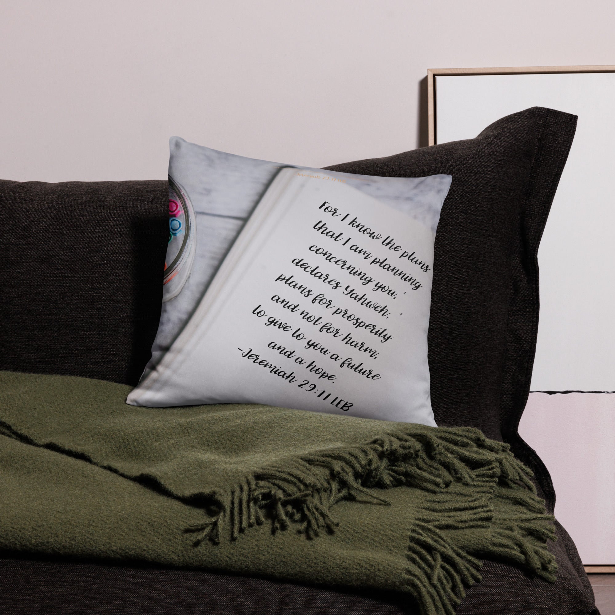 Basic Pillow -Jeremiah 29:11 image 5