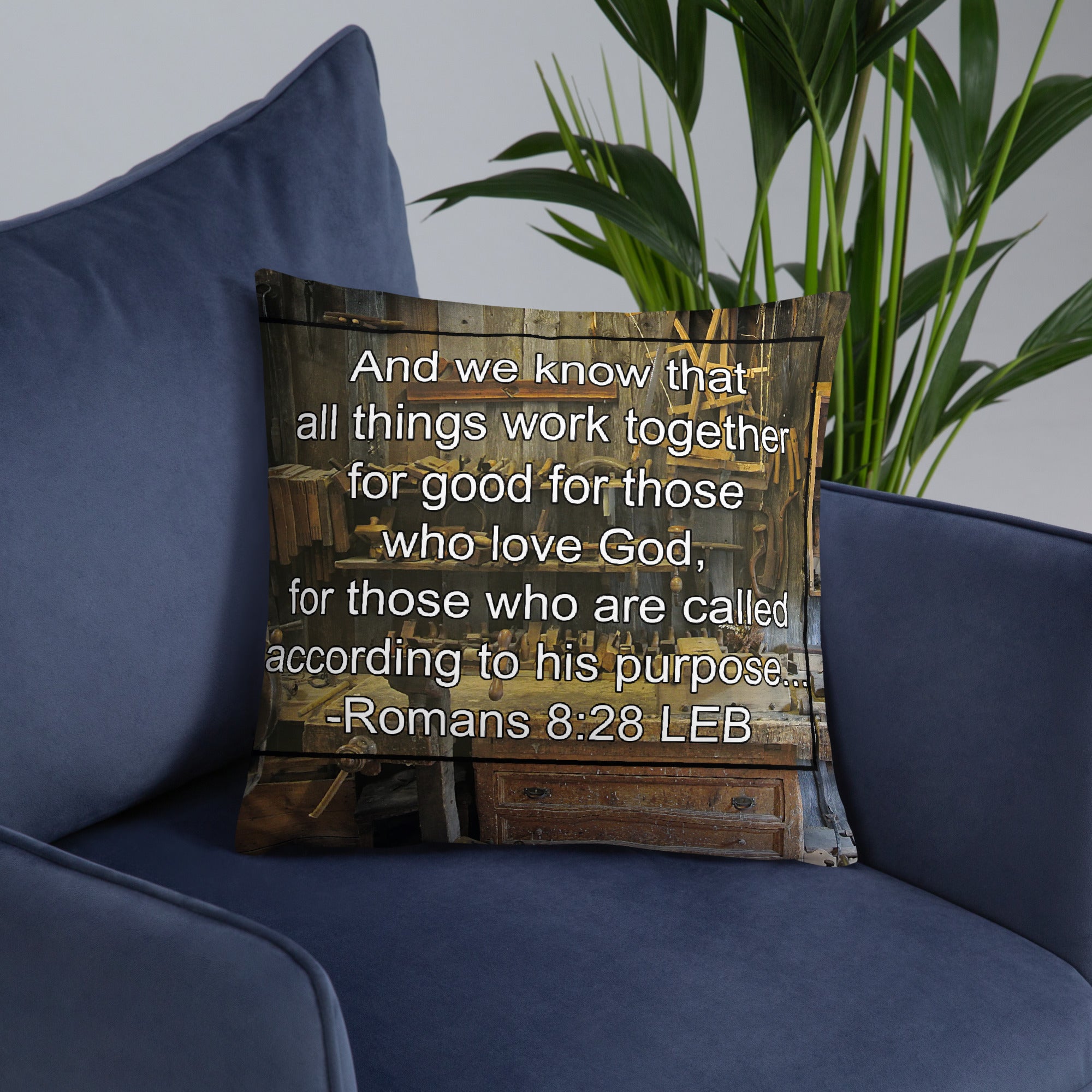 Basic Pillow - Romans 8:28 image 5
