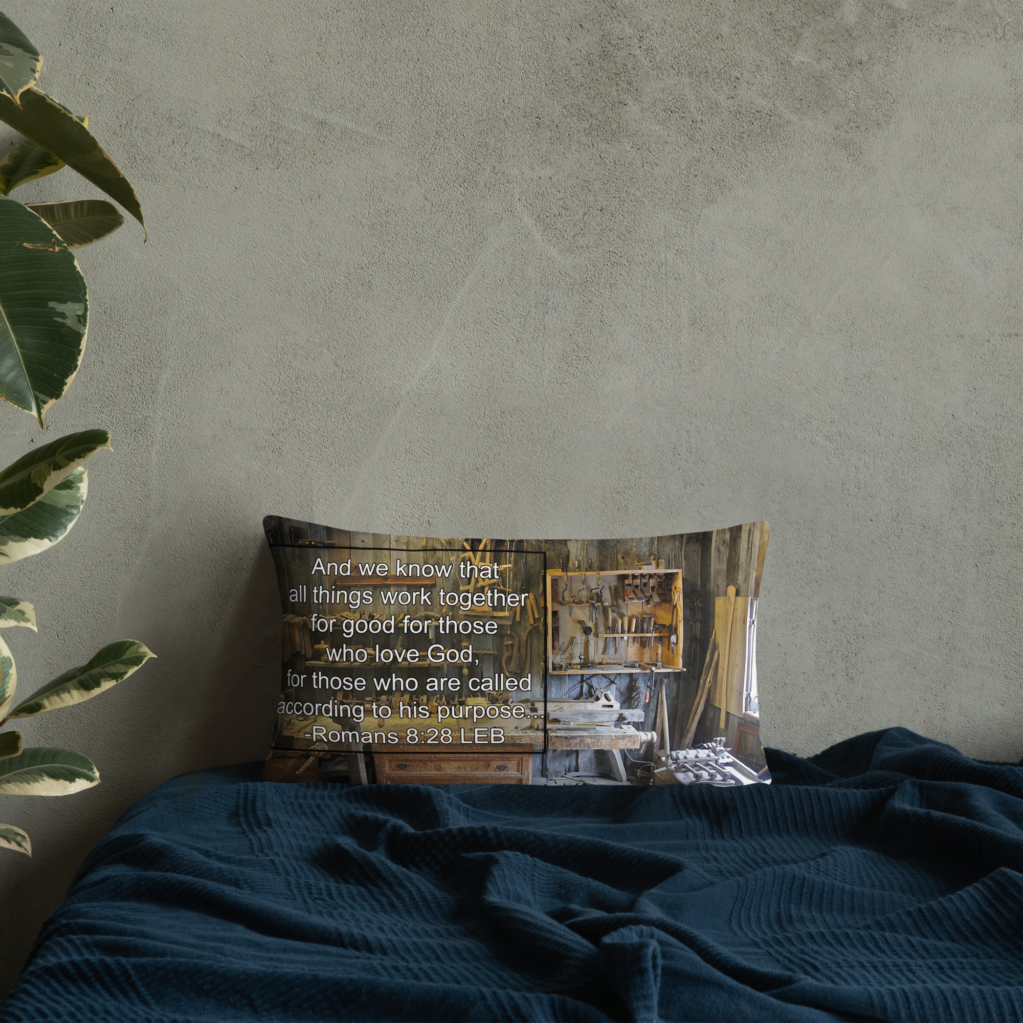 Basic Pillow - Romans 8:28 image 14
