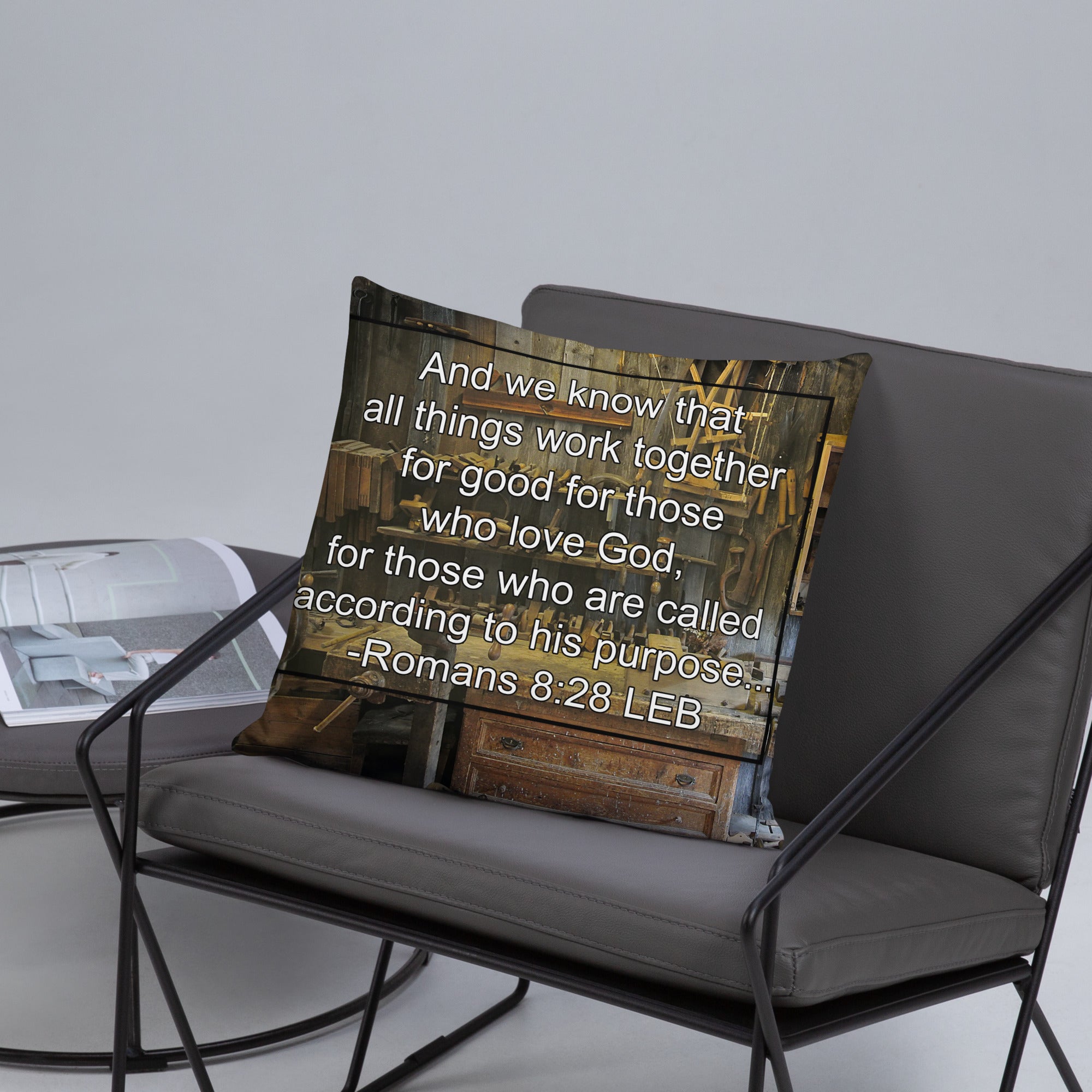 Basic Pillow - Romans 8:28 image 4