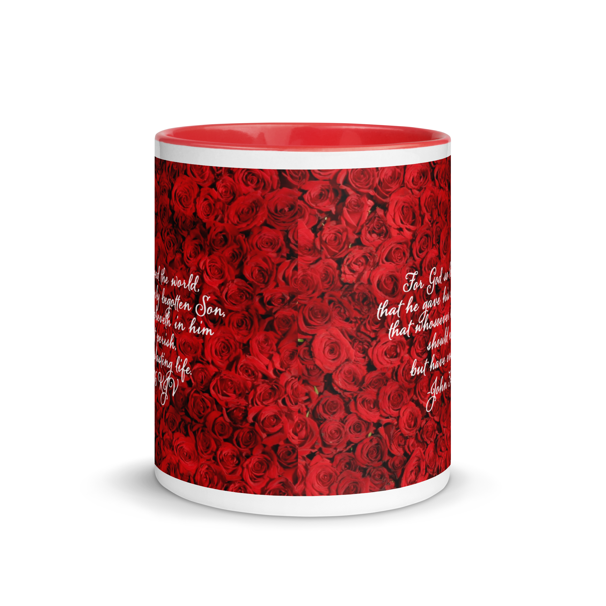 Mug with Color Inside - John 3:16 image 1