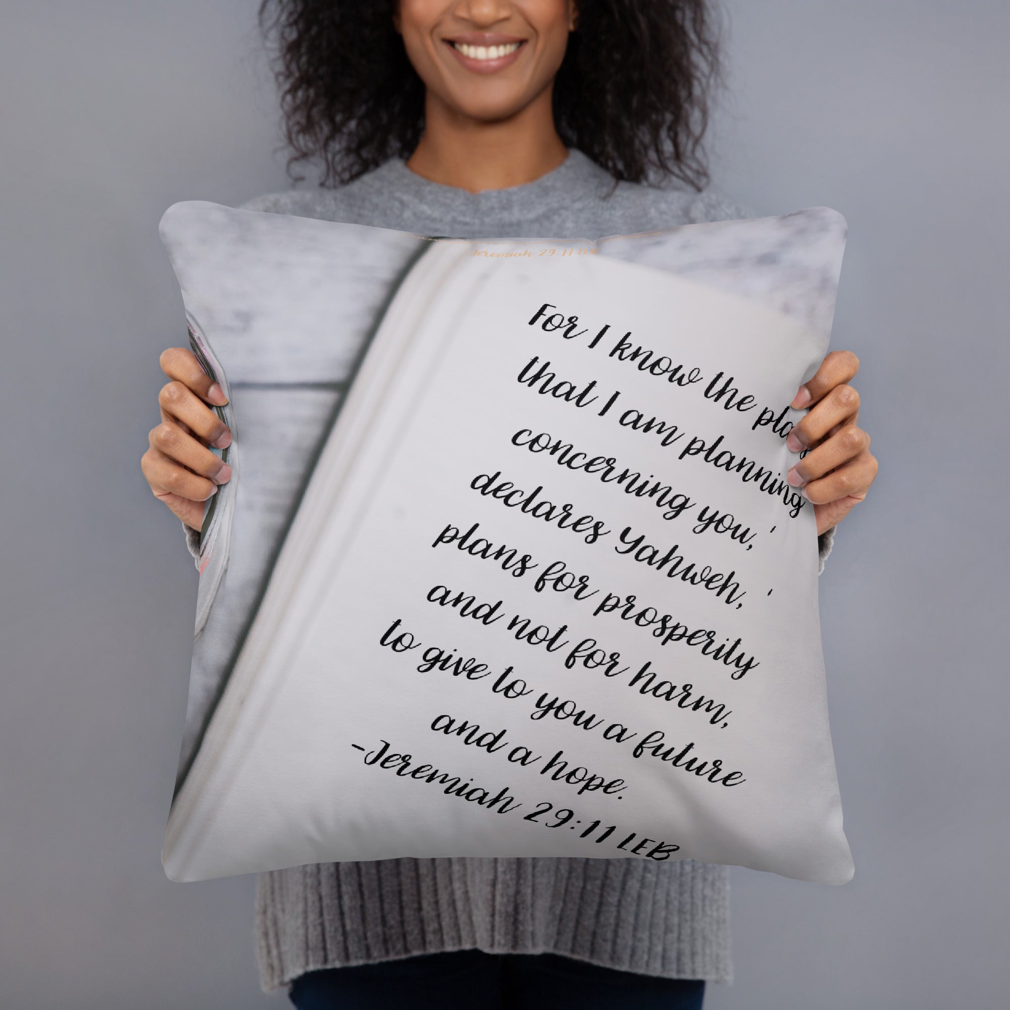 Basic Pillow -Jeremiah 29:11 image 3