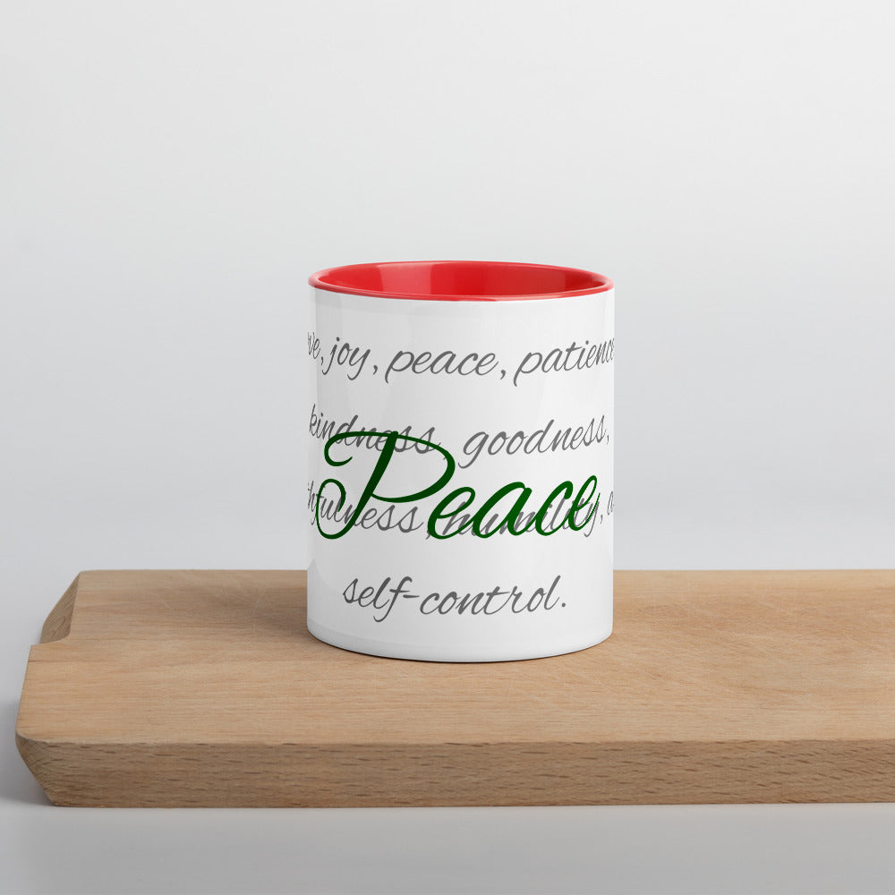 Mug with Color Inside - Peace image 9