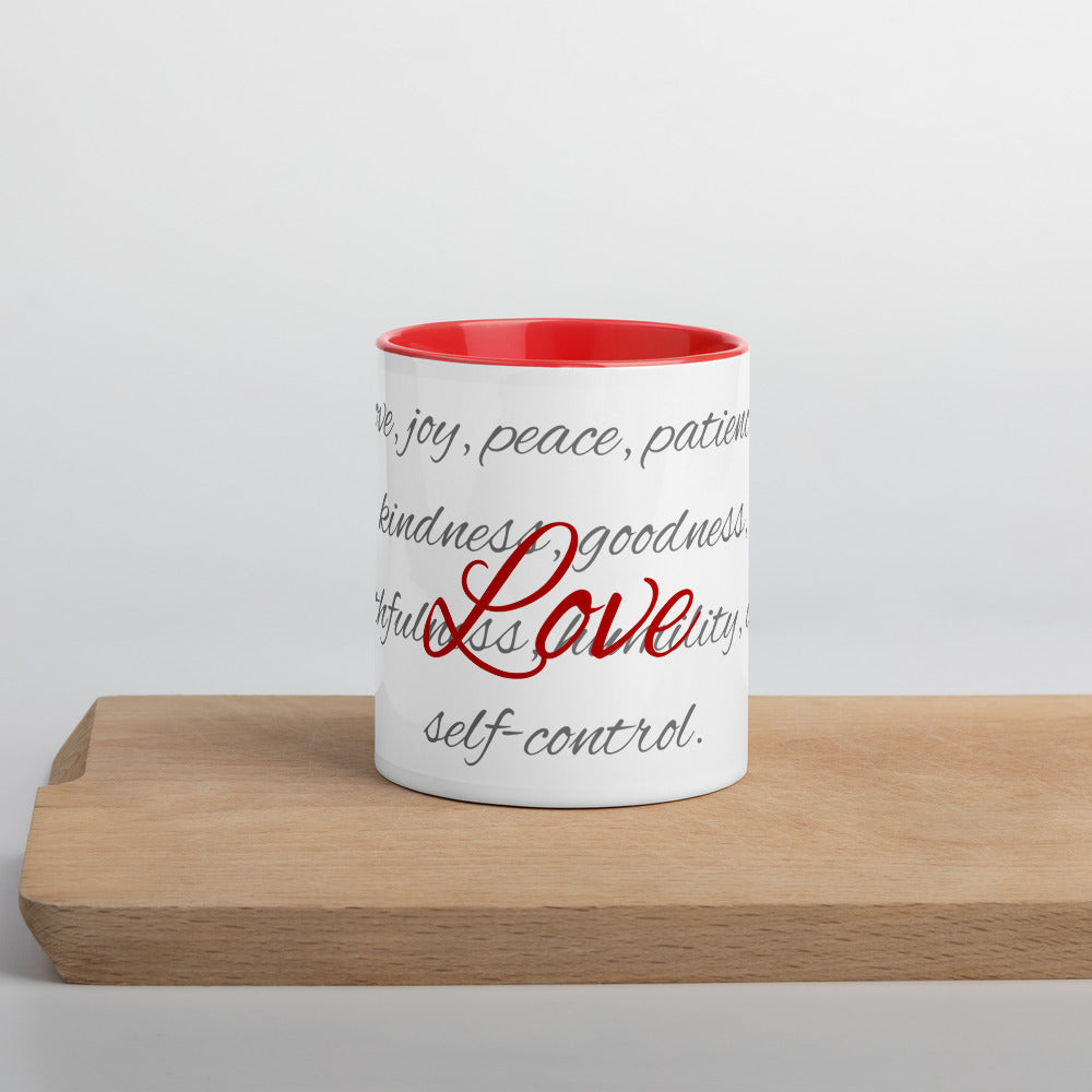 Mug with Color Inside - Love image 10