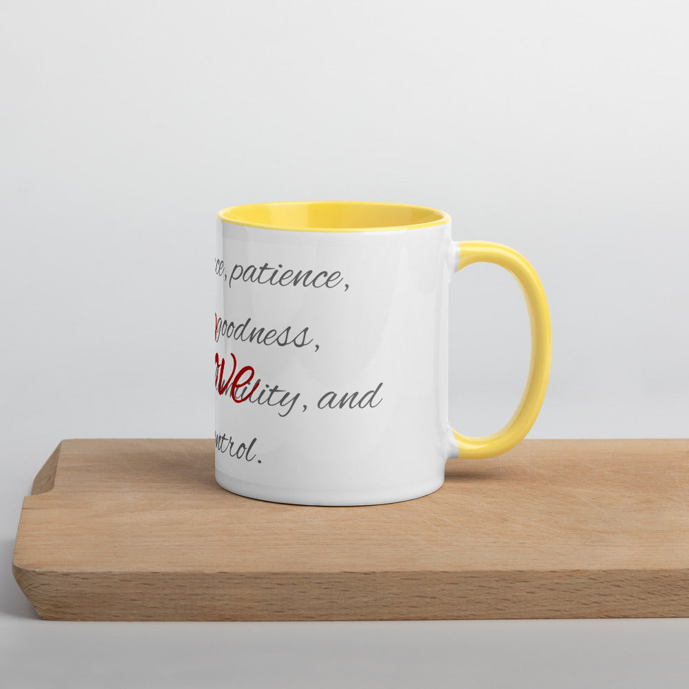 Mug with Color Inside - Love image 9