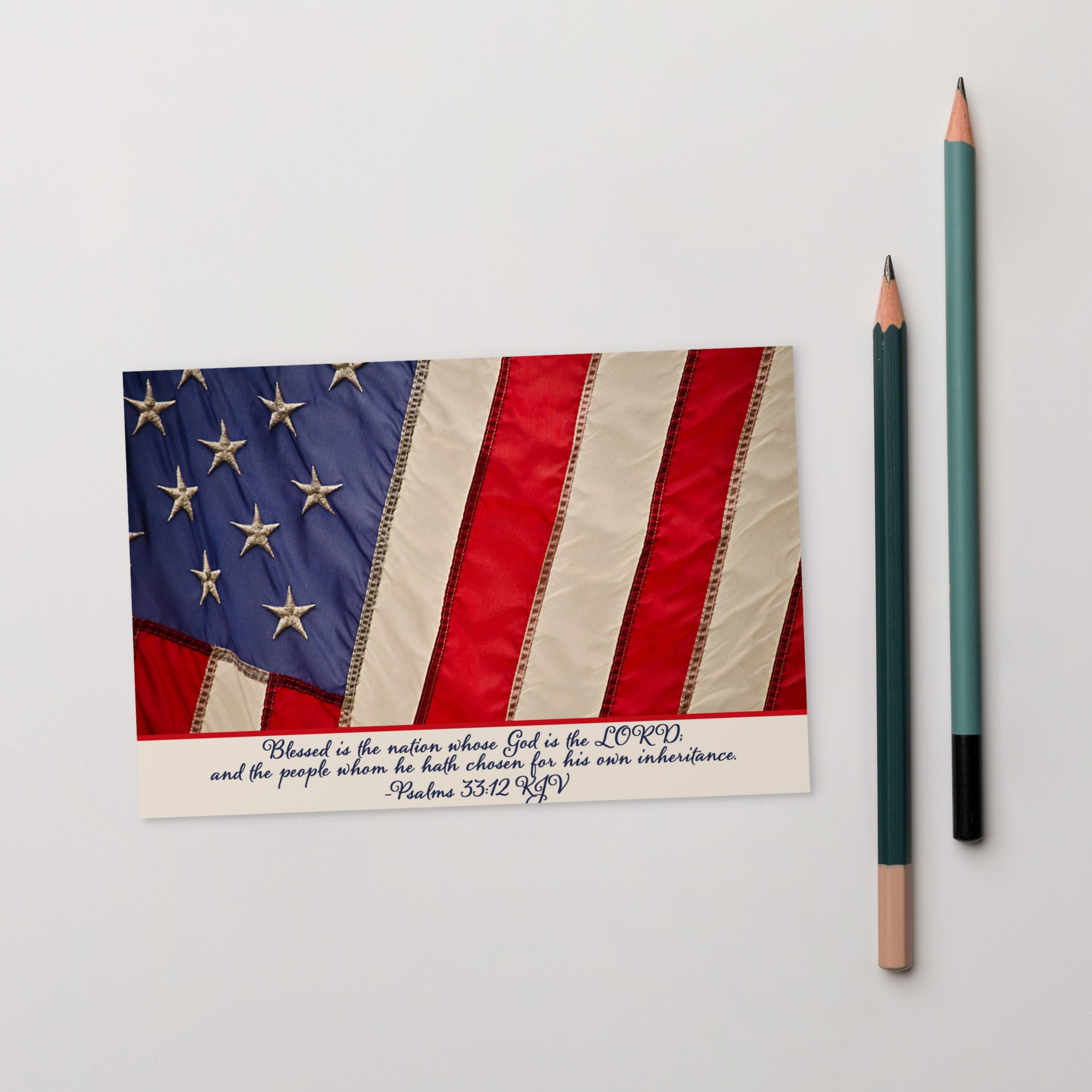 Standard Postcard - Psalm 33:12 image 3