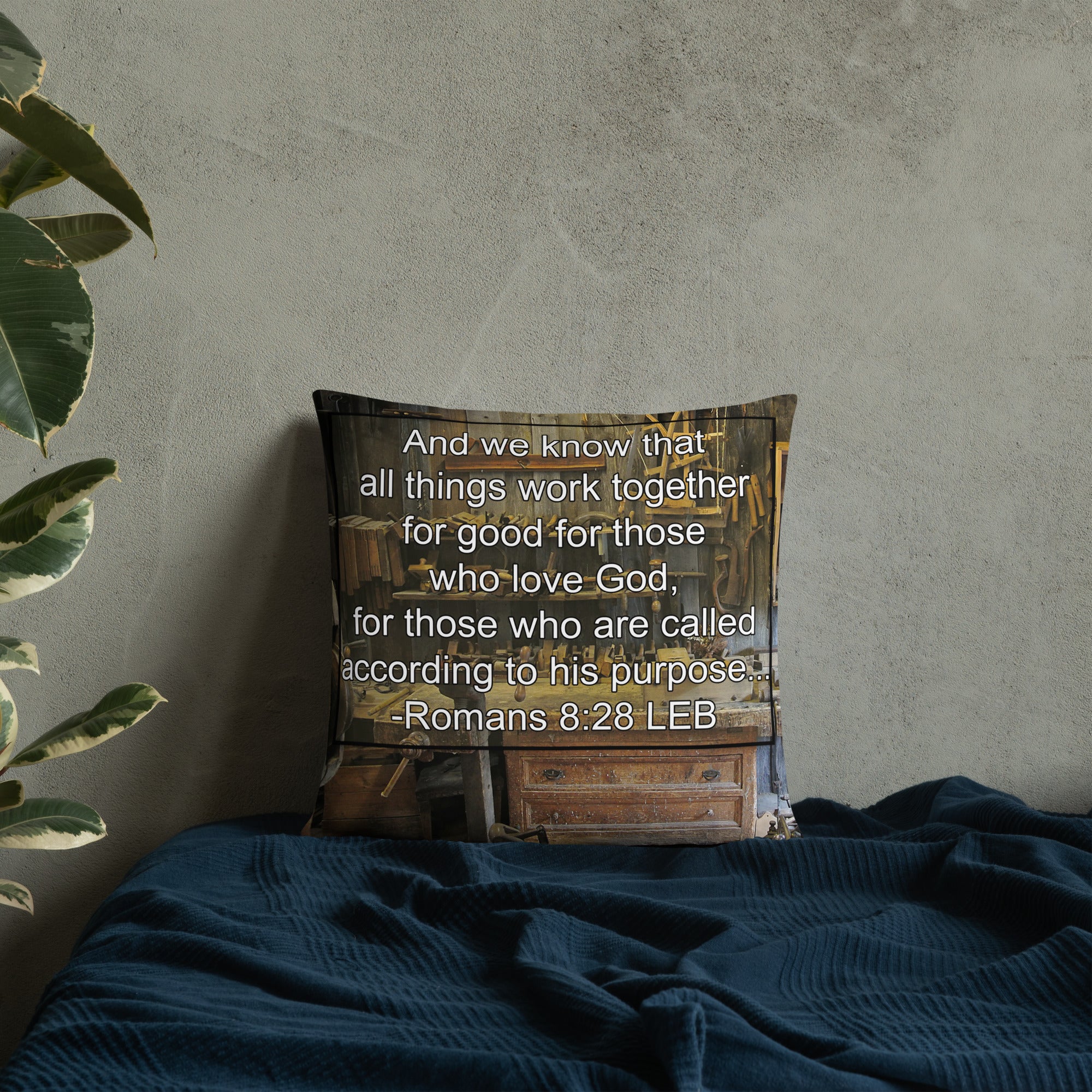 Basic Pillow - Romans 8:28 image 15