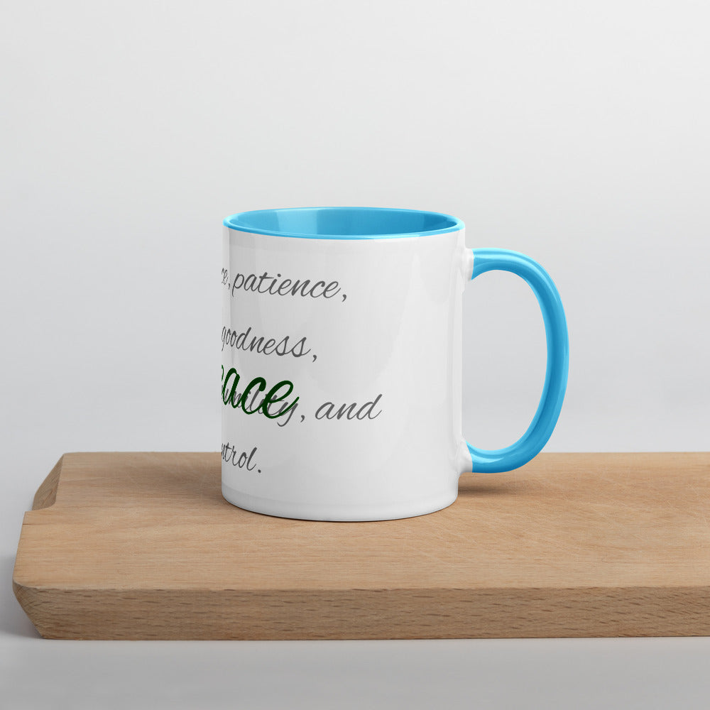 Mug with Color Inside - Peace image 6