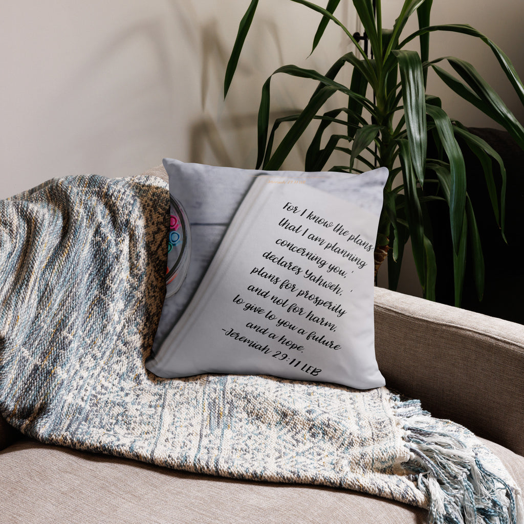 Basic Pillow -Jeremiah 29:11 image 4