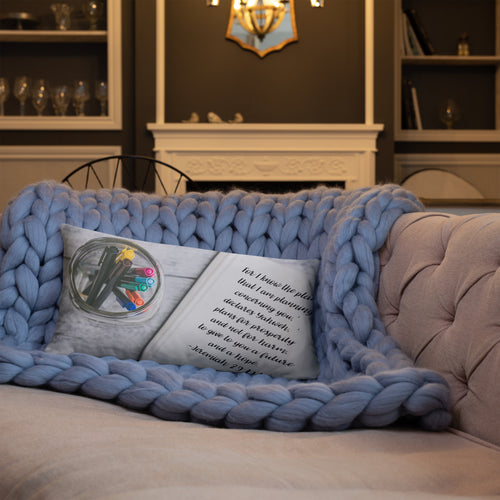 Basic Pillow -Jeremiah 29:11 image 1
