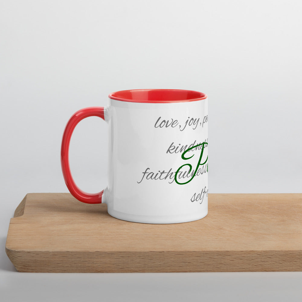 Mug with Color Inside - Peace image 10