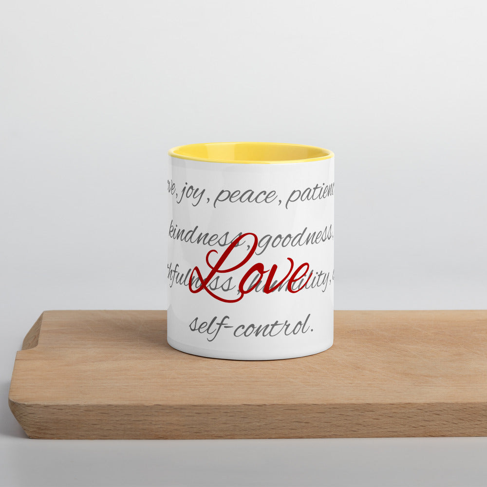 Mug with Color Inside - Love image 7