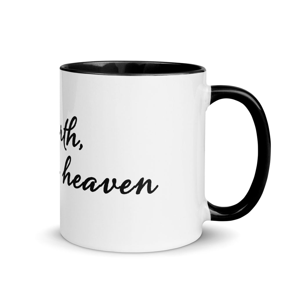 Mug with Color Inside  - Luke 11:2-4 Pt. 4 - Black image
