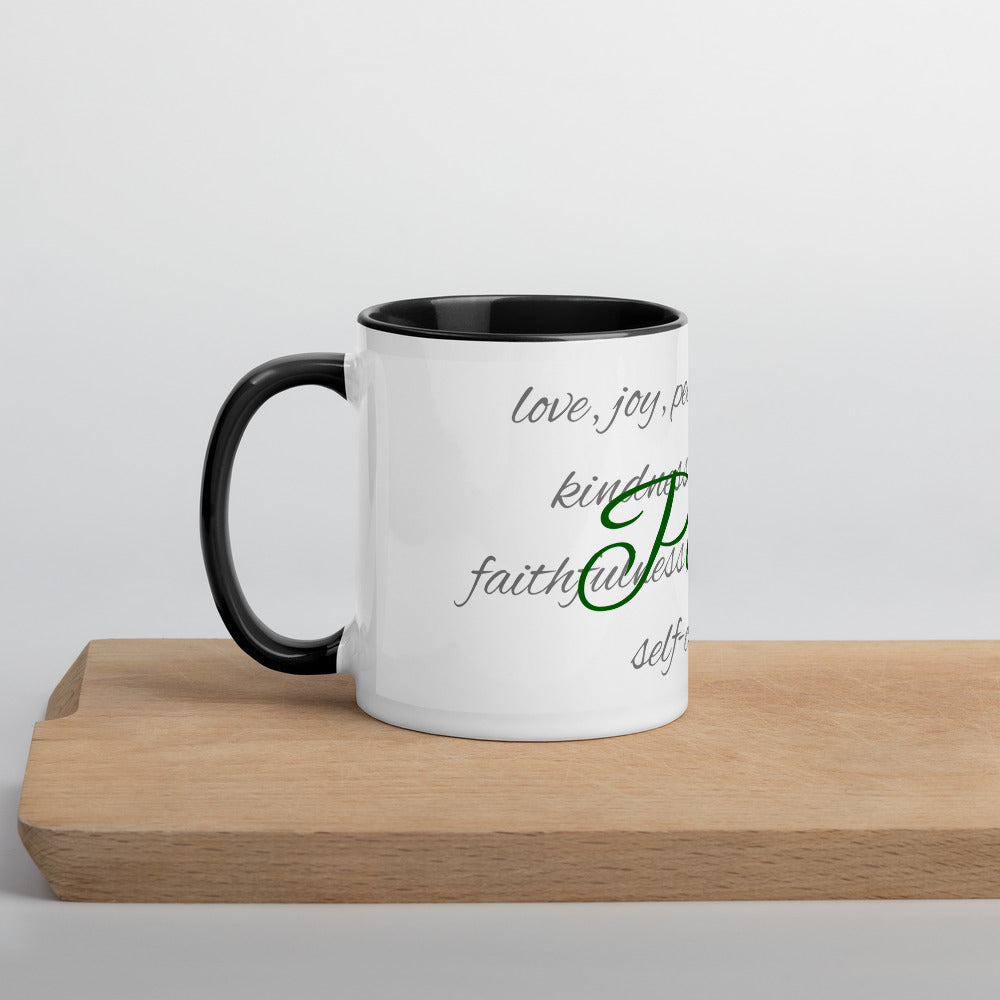 Mug with Color Inside - Peace image 2