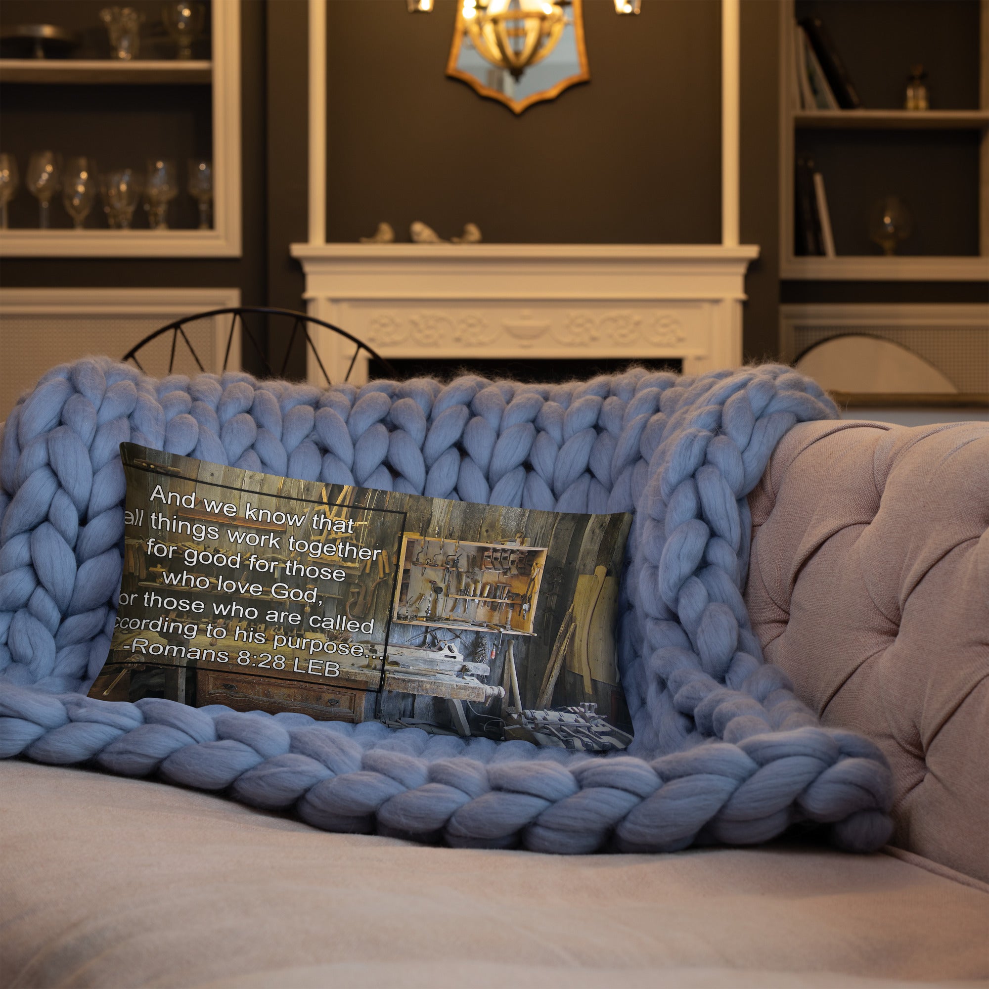 Basic Pillow - Romans 8:28 image 10