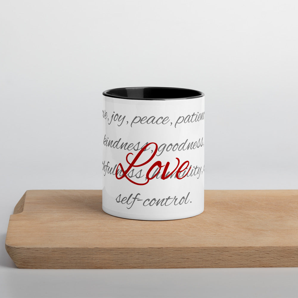 Mug with Color Inside - Love image 1