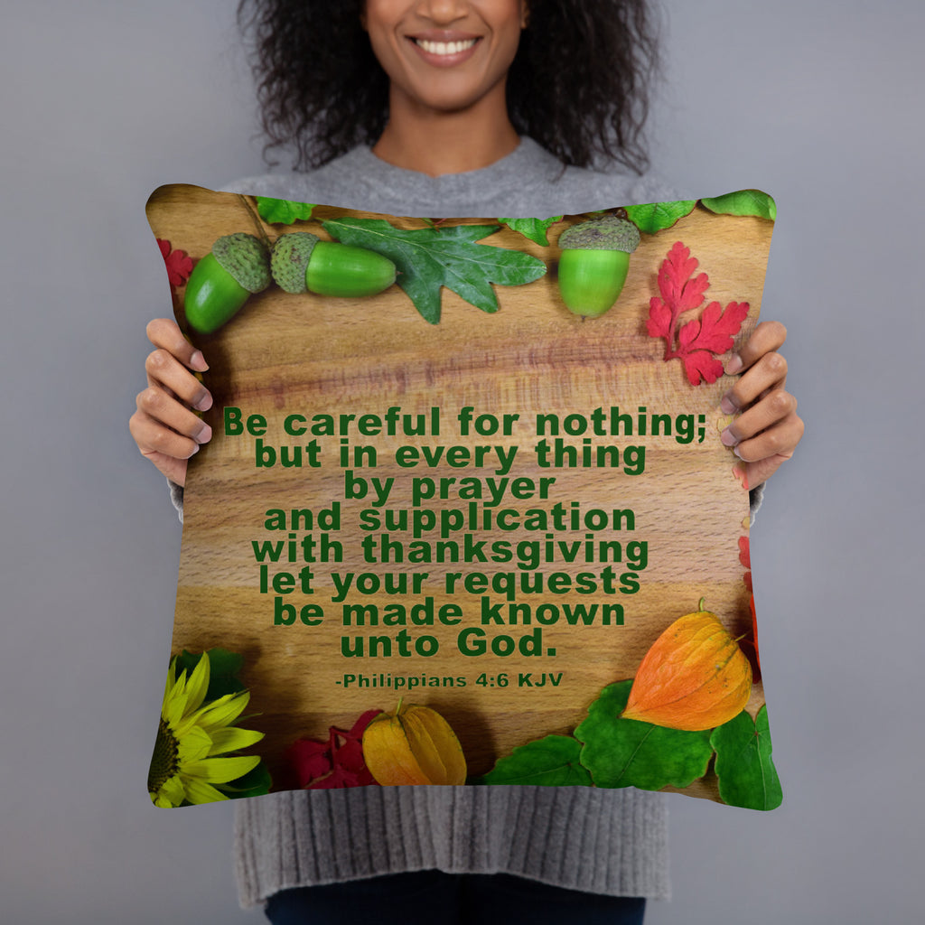 Basic Pillow - Philippians 4:6