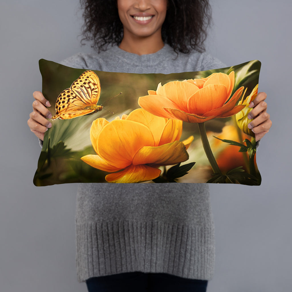 Basic Pillow - Golden Hour Butterfly