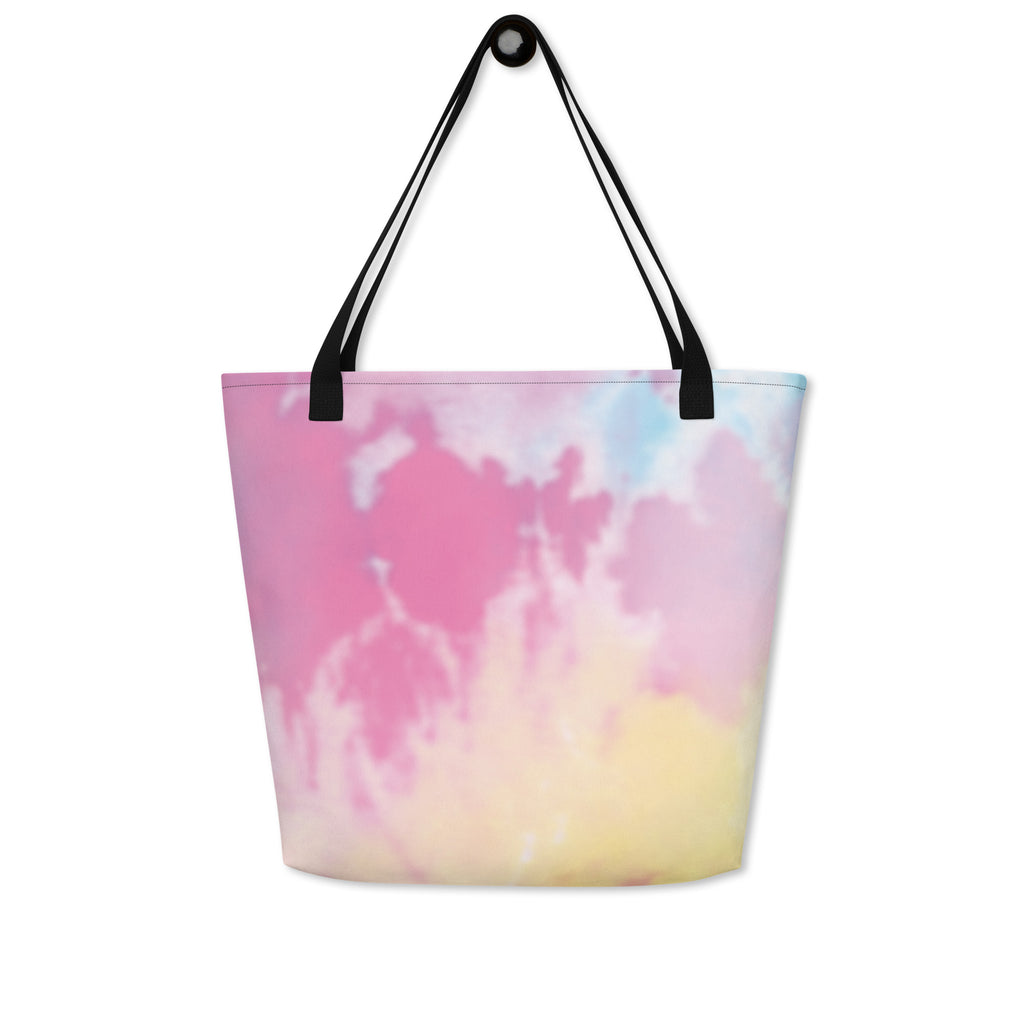 All-Over Print Large Tote Bag | Tie-Die