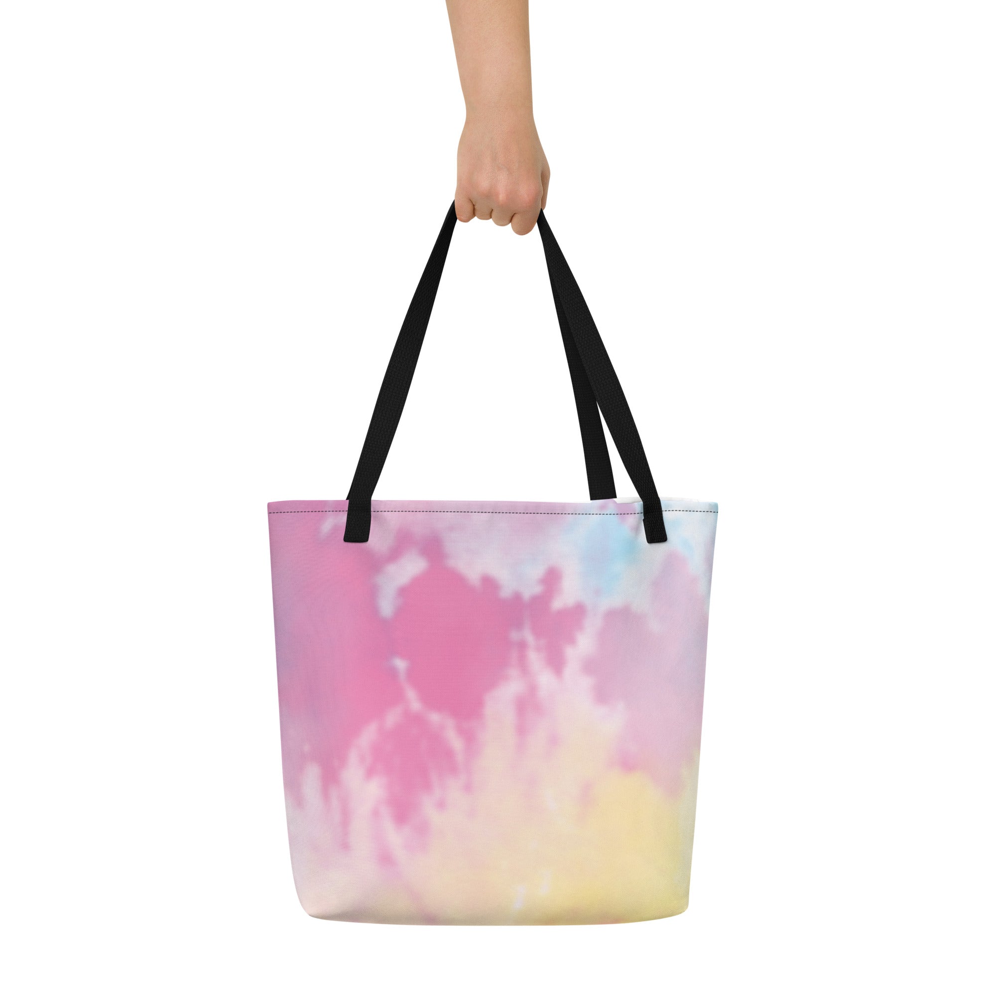 All-Over Print Large Tote Bag | Tie-Die