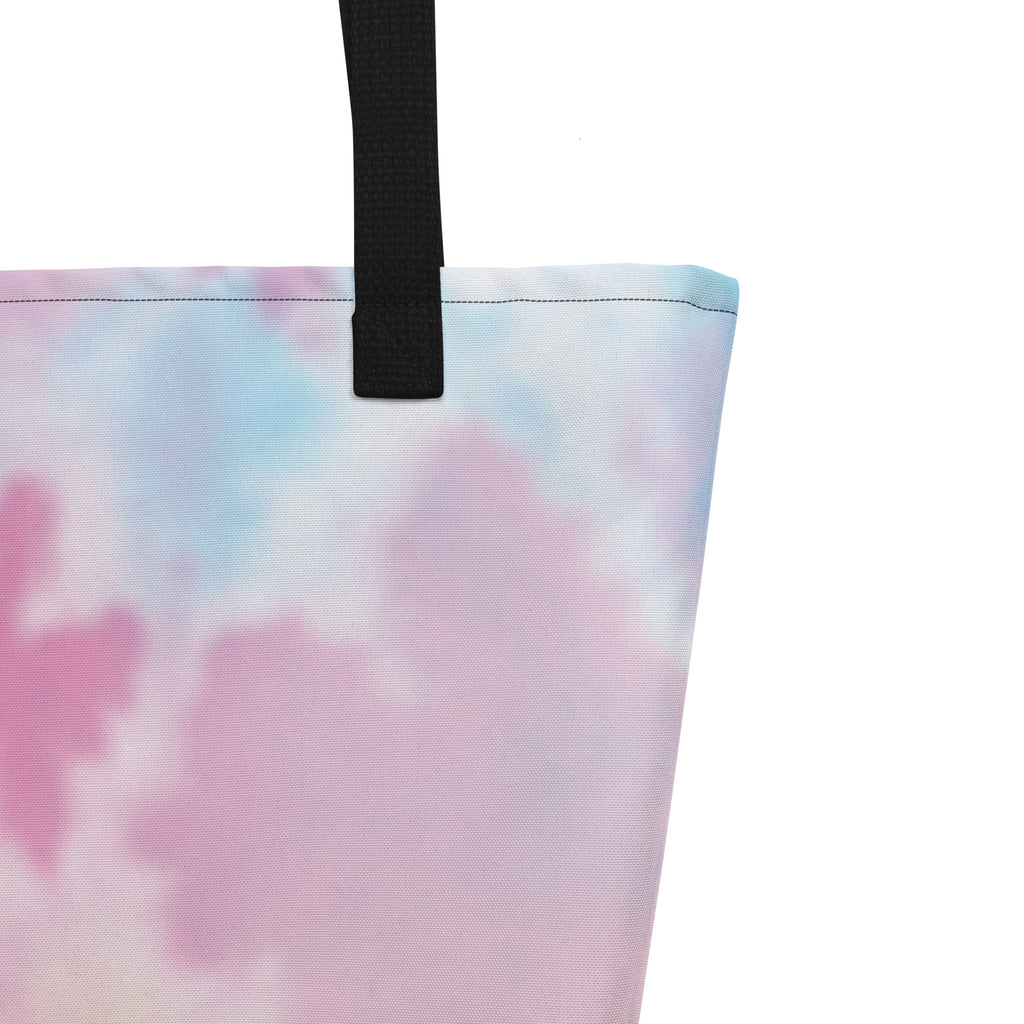 All-Over Print Large Tote Bag | Tie-Die