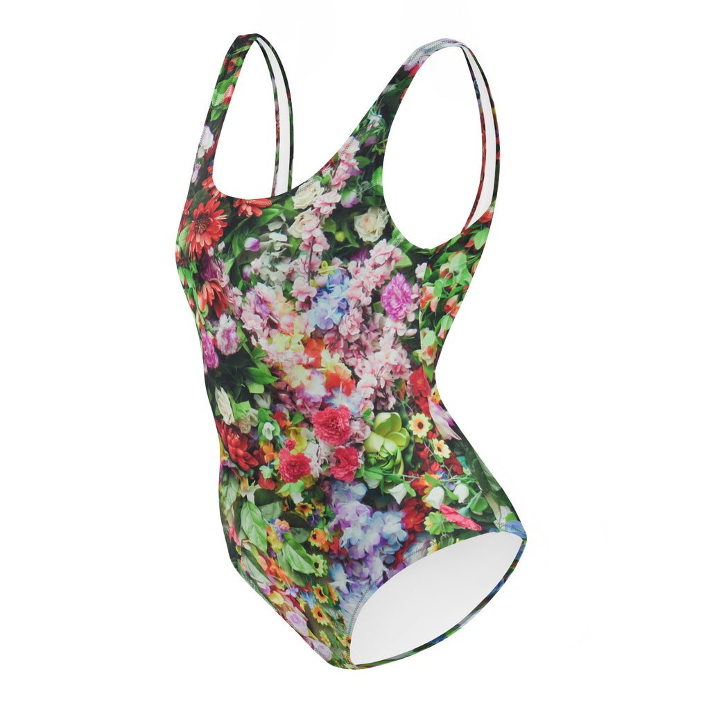 One-Piece Swimsuit - Multi-floral