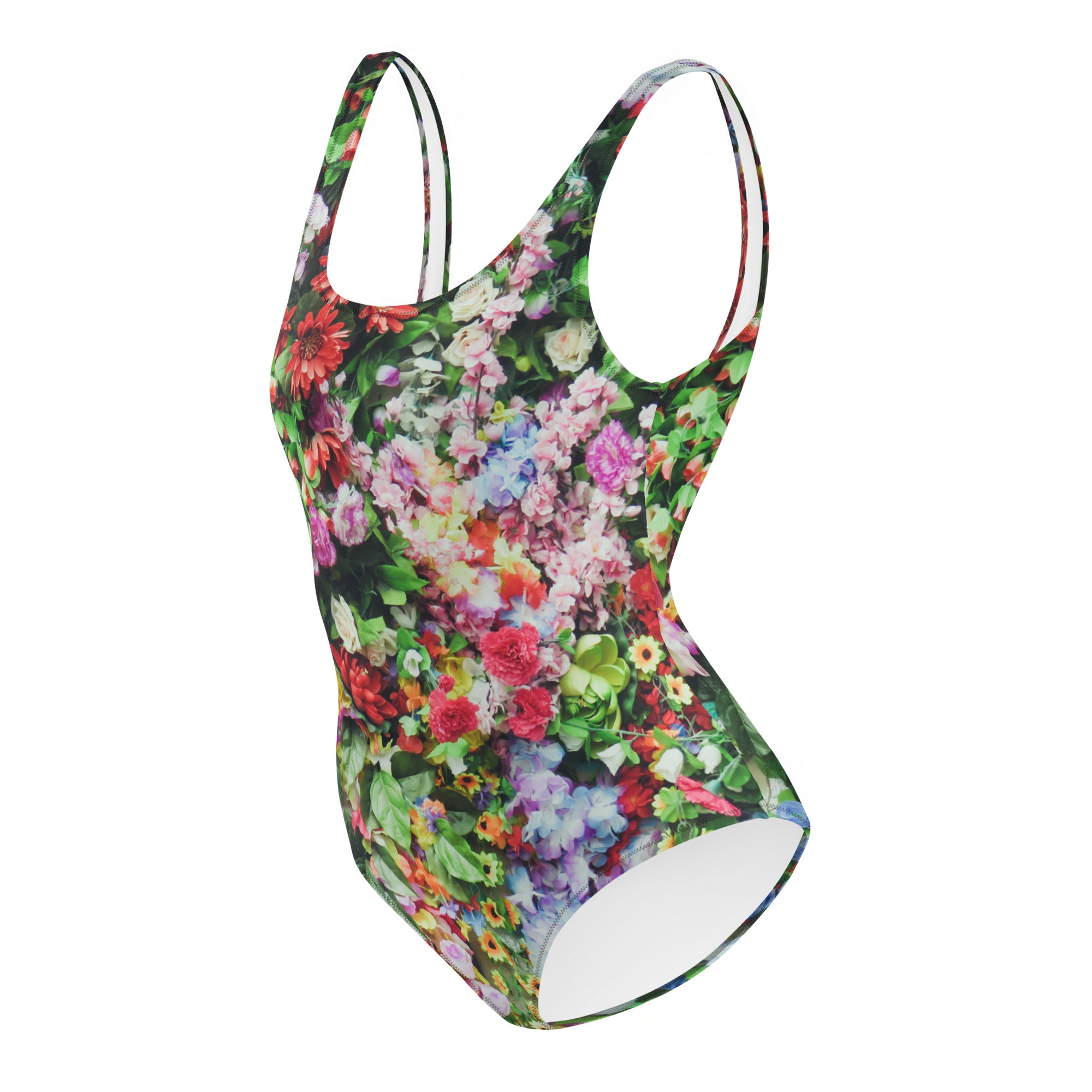 One-Piece Swimsuit - Multi-floral