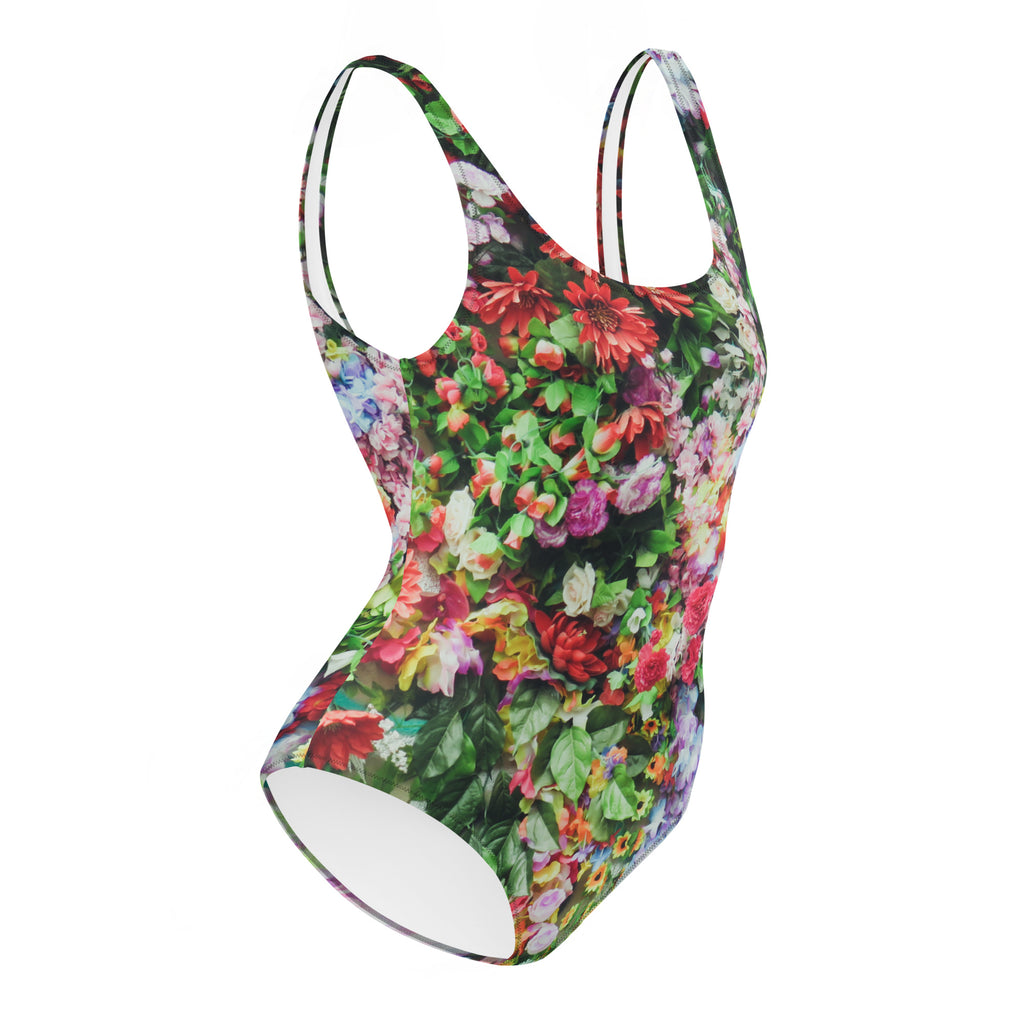 One-Piece Swimsuit - Multi-floral