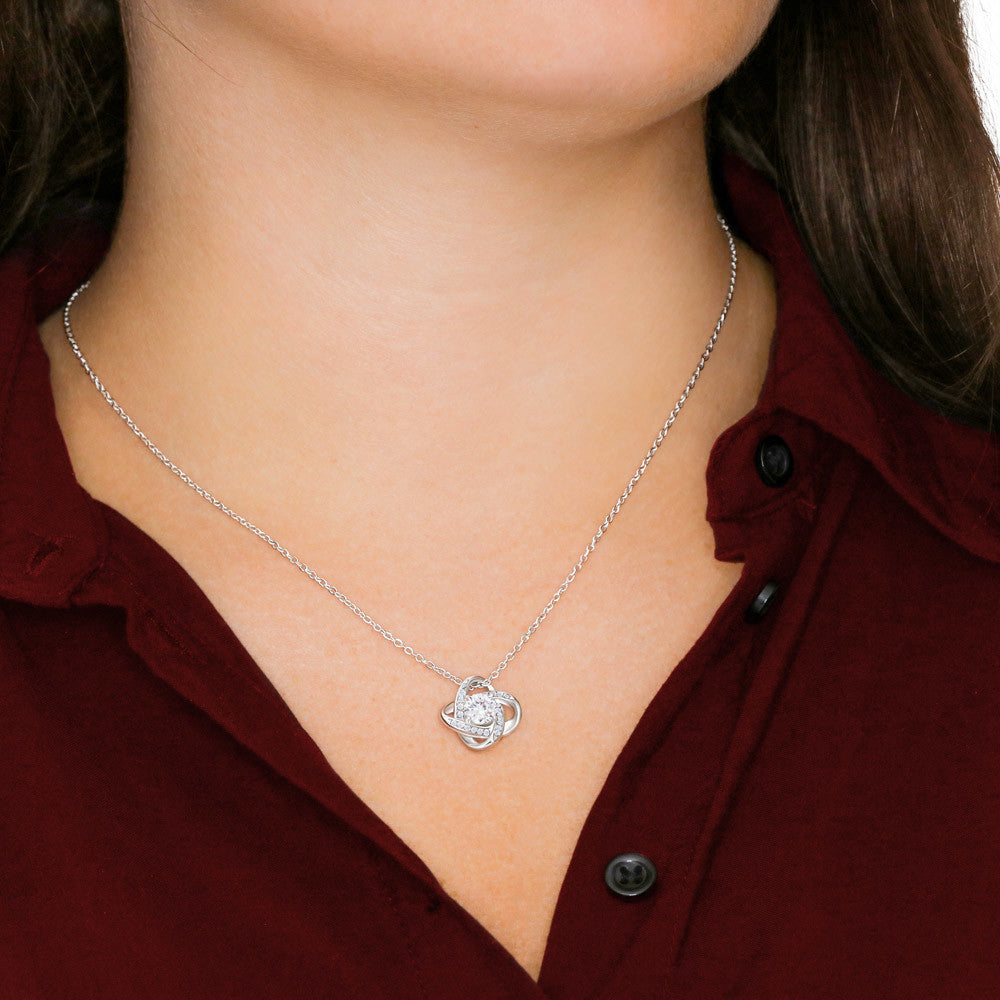 Love Knot Necklace - To My Wife