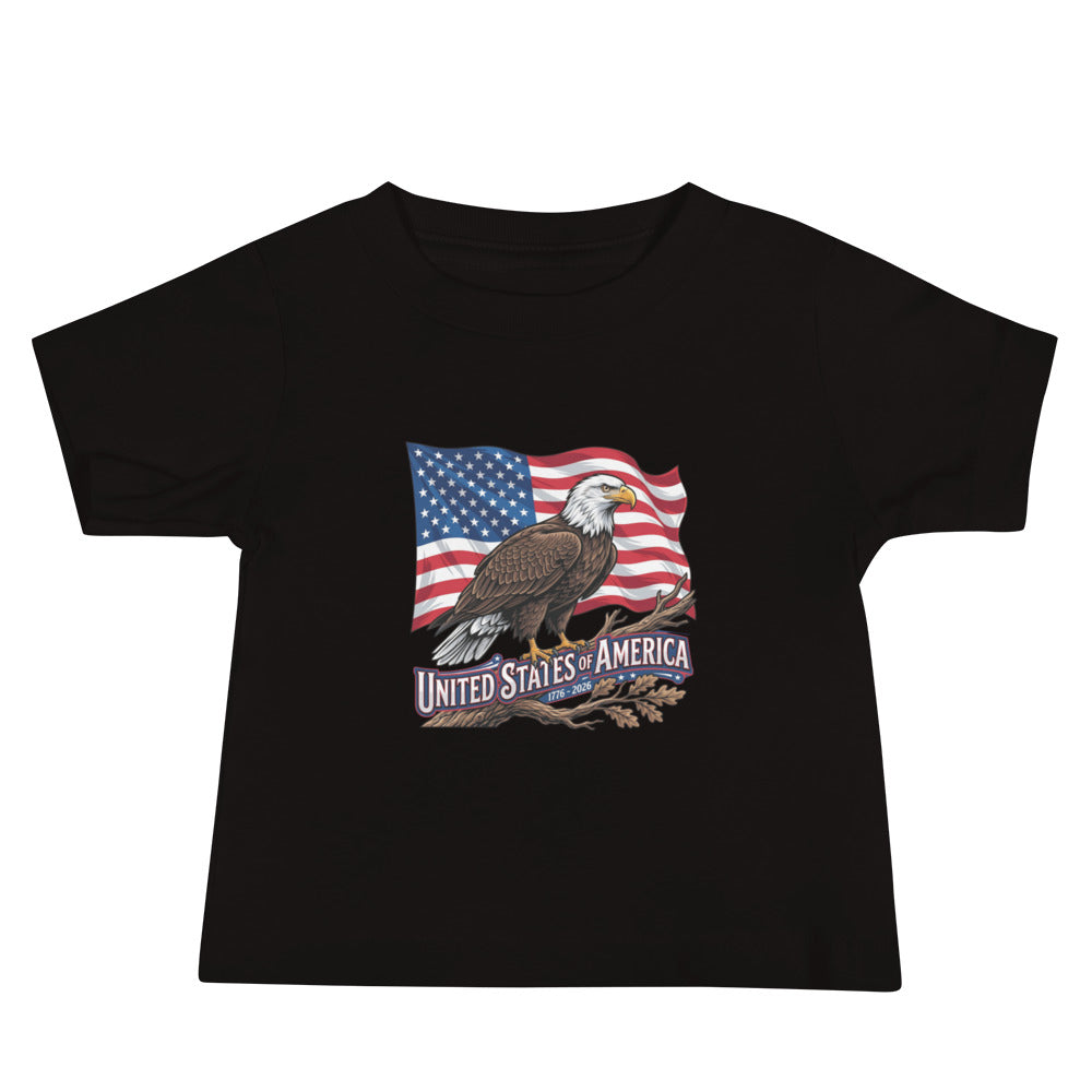 Baby Jersey Short Sleeve Tee - USA 250 Eagle