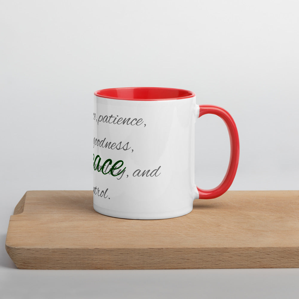 Mug with Color Inside - Peace image 11