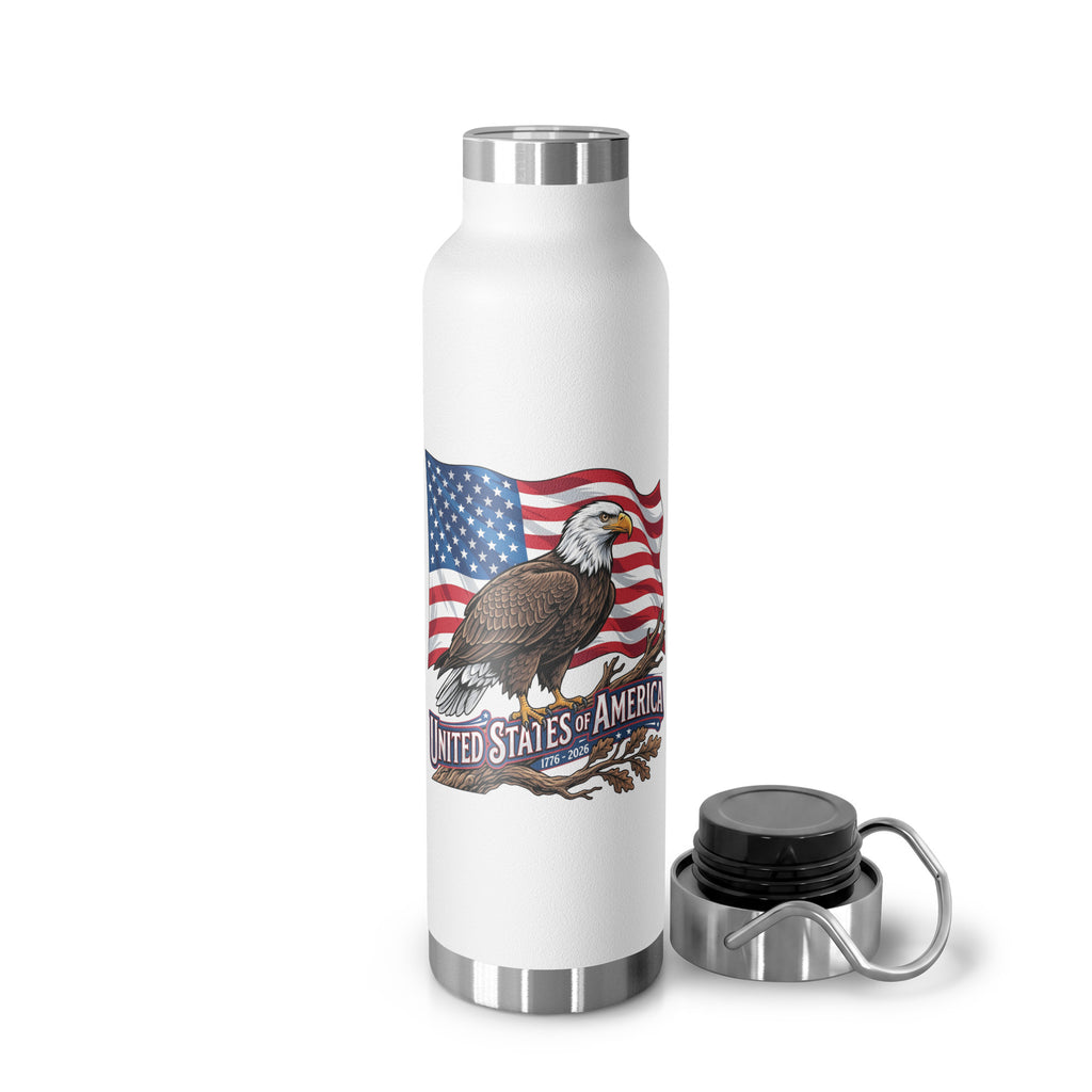 Copper Vacuum Insulated Bottle - USA 250 Eagle