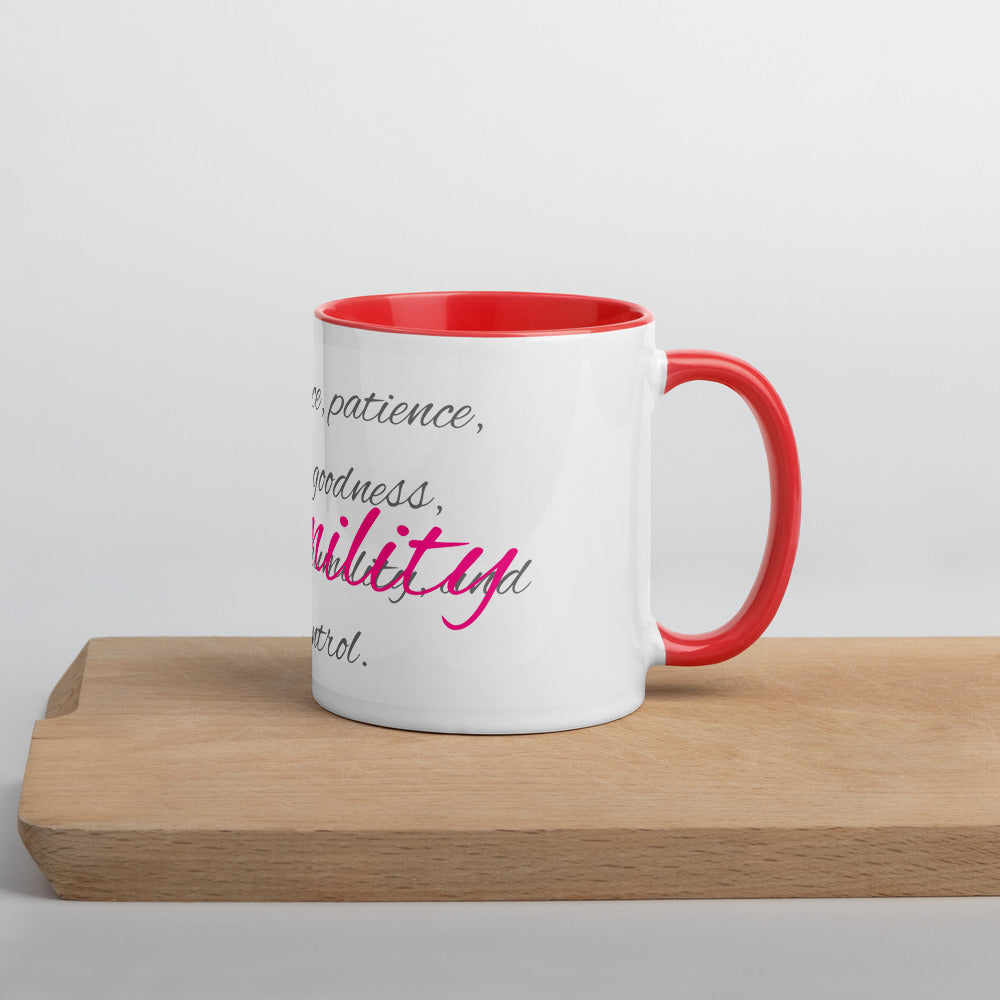 Mug with Color Inside - Humility image 11