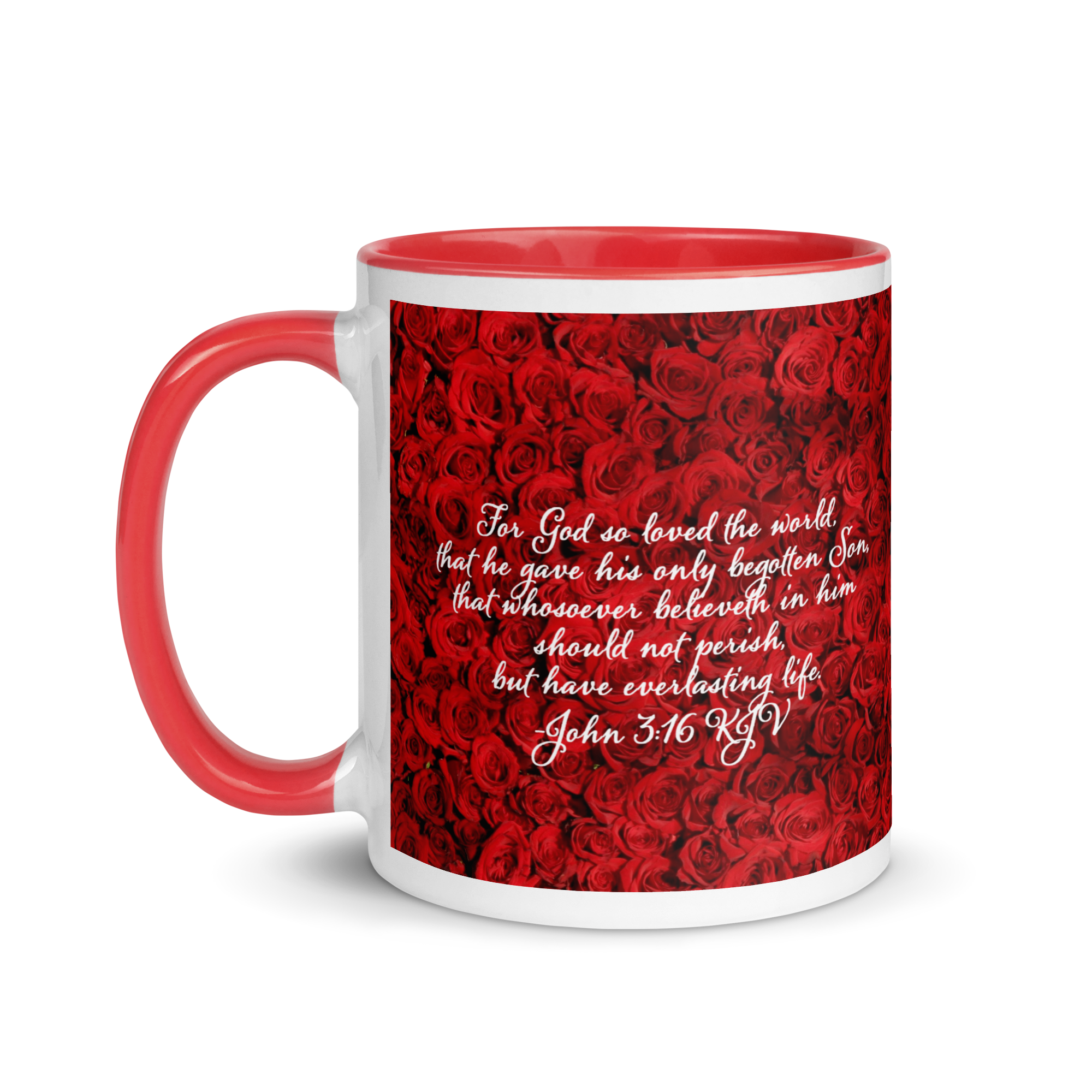 Mug with Color Inside - John 3:16 image 2