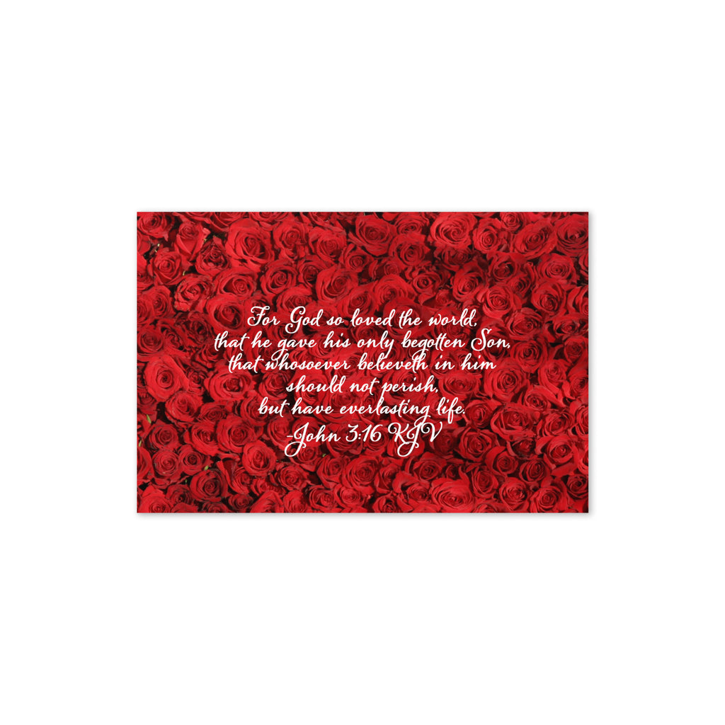 Greeting Card - John 3:16