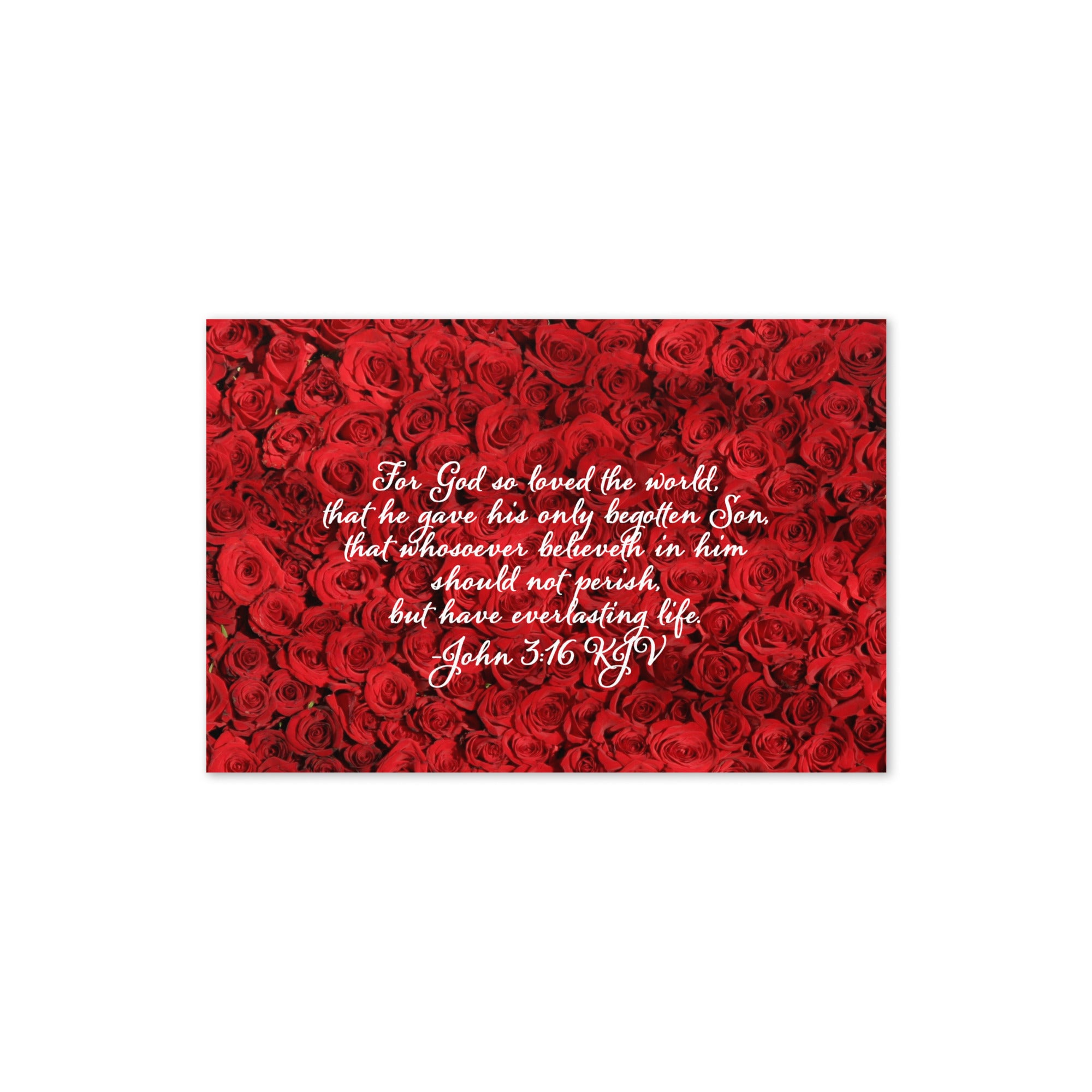 Greeting Card - John 3:16