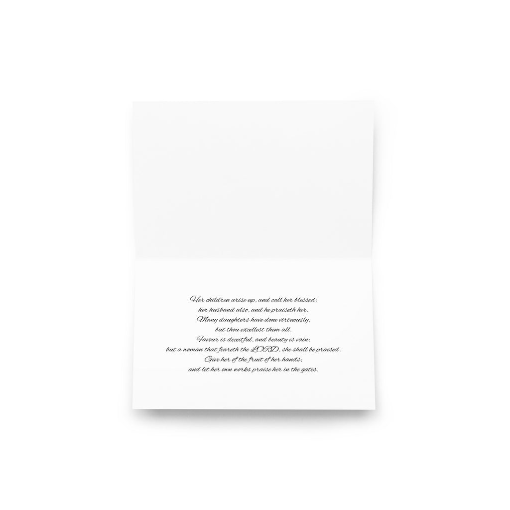 Greeting Card | Peach Roses