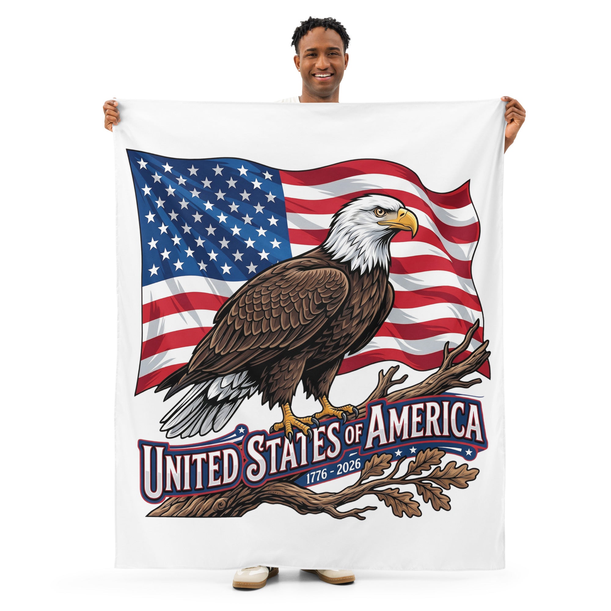 Indoor Wall Tapestry - USA 250 Eagle