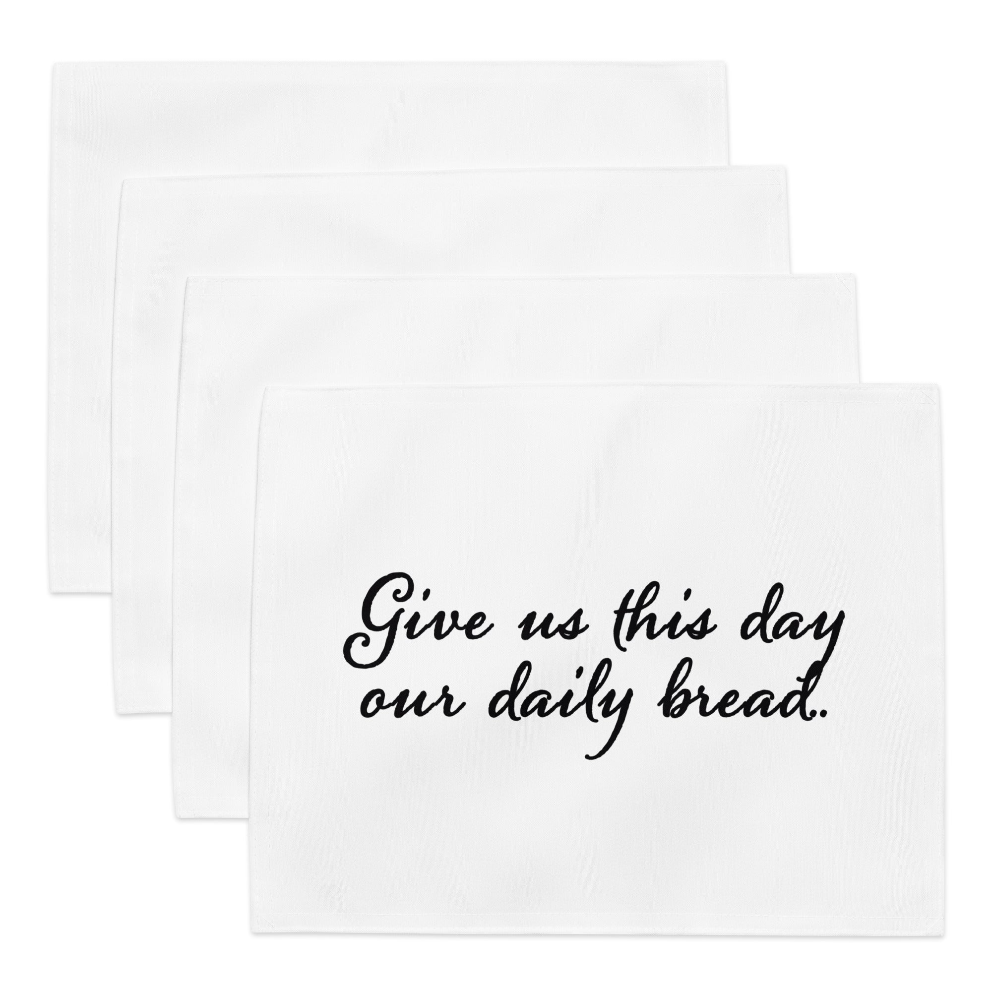 Placemat 4 pc Set - Matthew 6:11