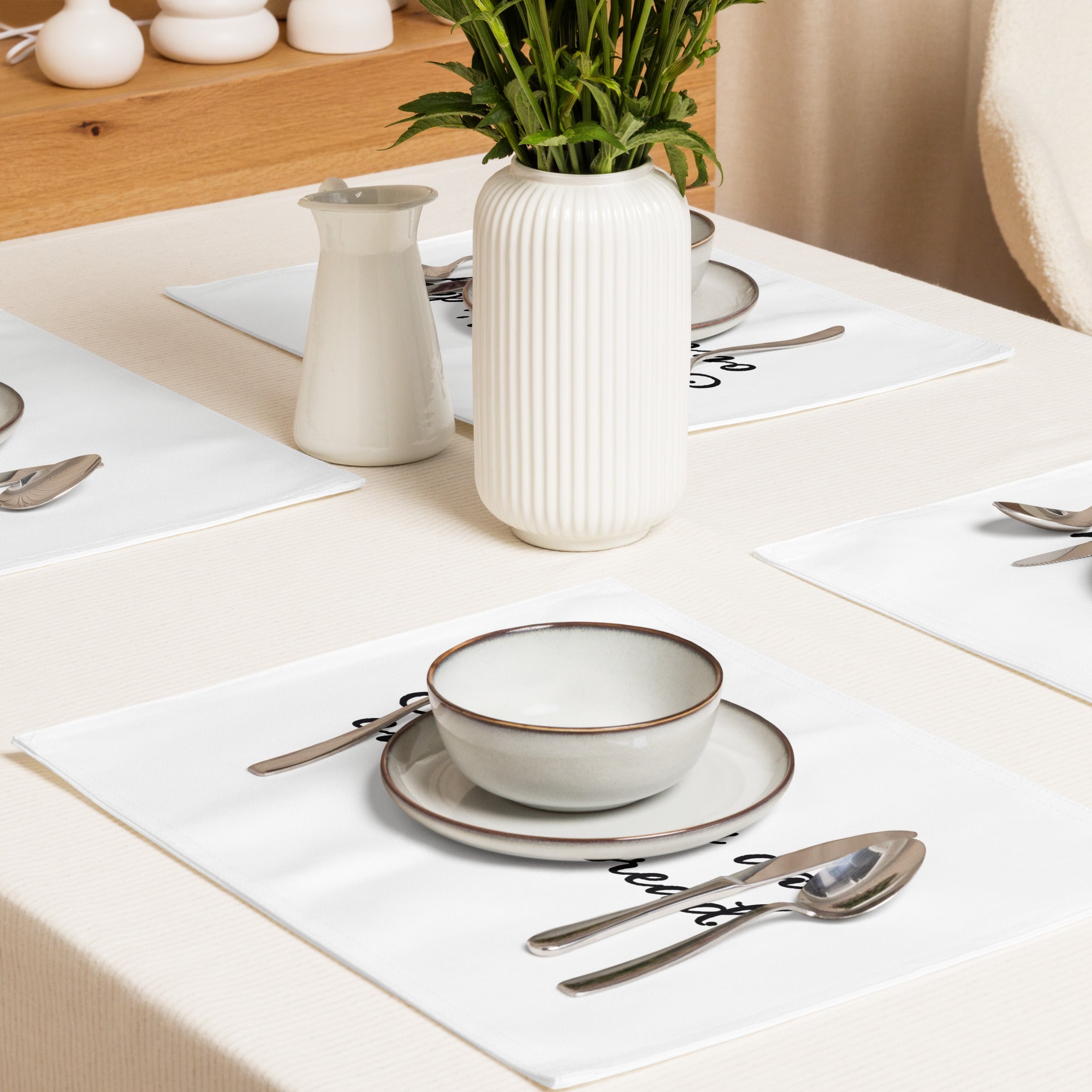 Placemat 4 pc Set - Matthew 6:11