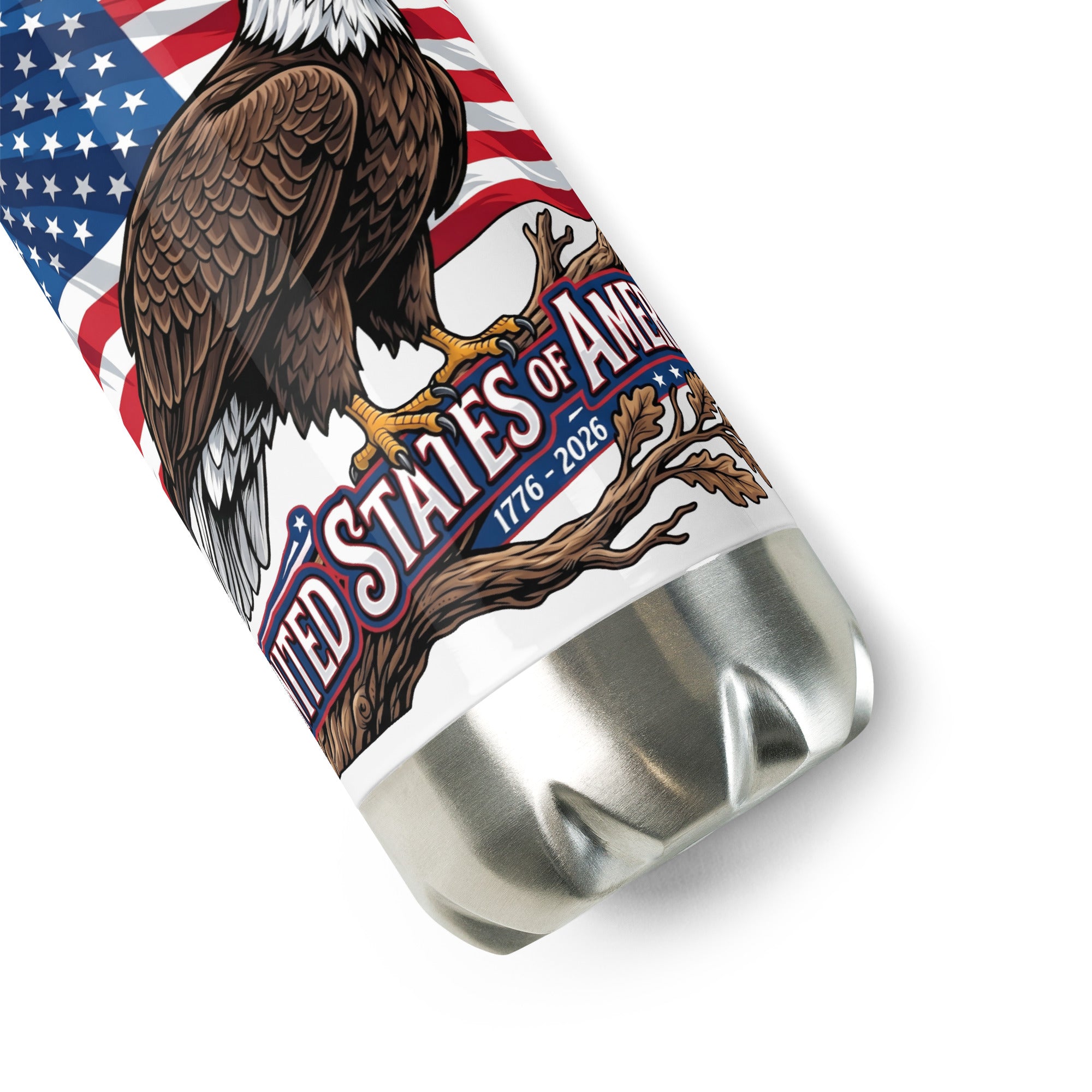 Stainless Steel Water Bottle - USA 250 Eagle