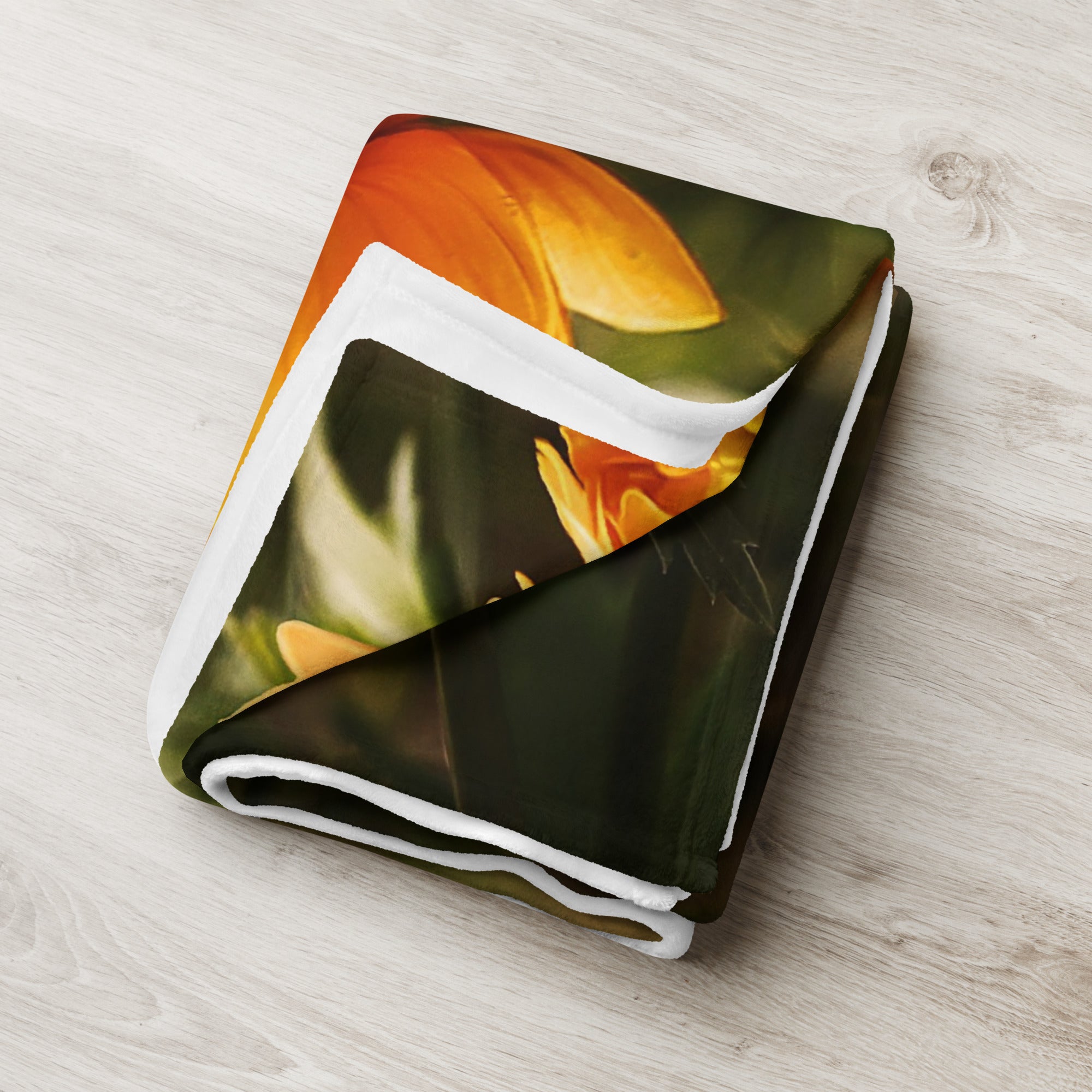 Throw Blanket - Golden Hour Butterfly