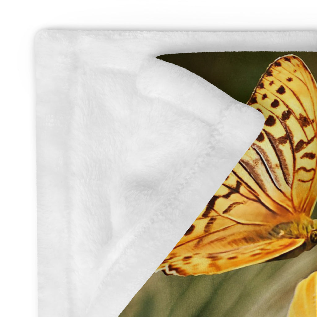 Throw Blanket - Golden Hour Butterfly