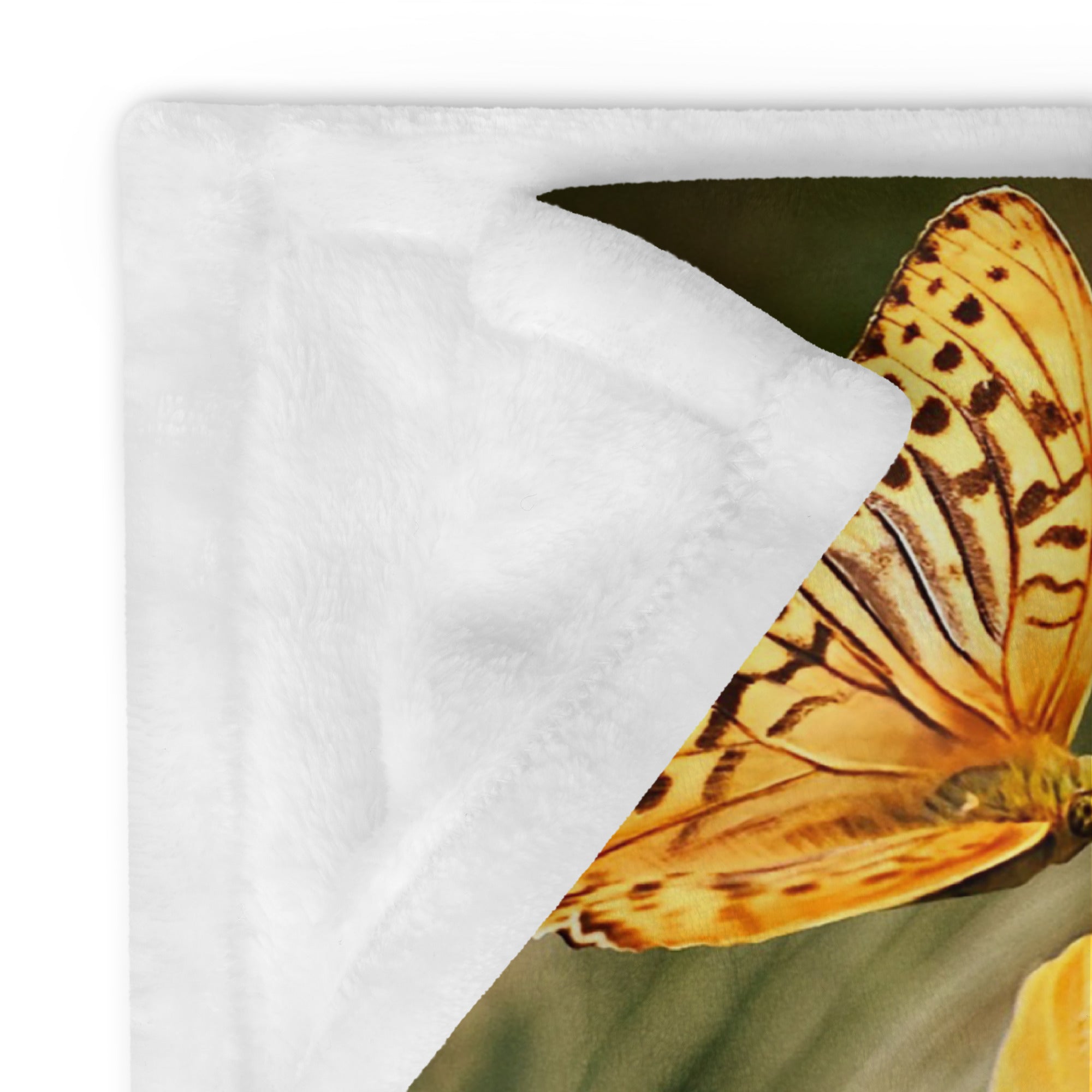 Throw Blanket - Golden Hour Butterfly