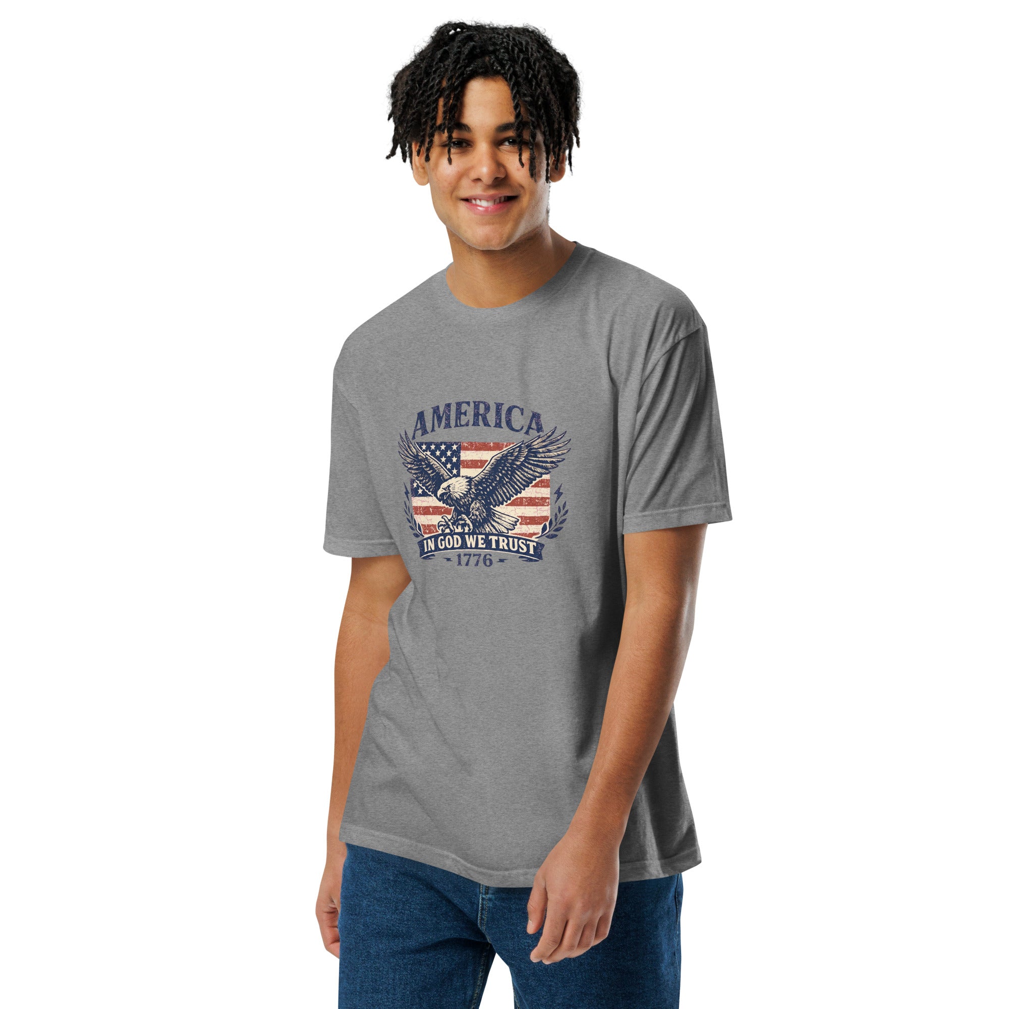 Unisex Fitted T-Shirt - USA