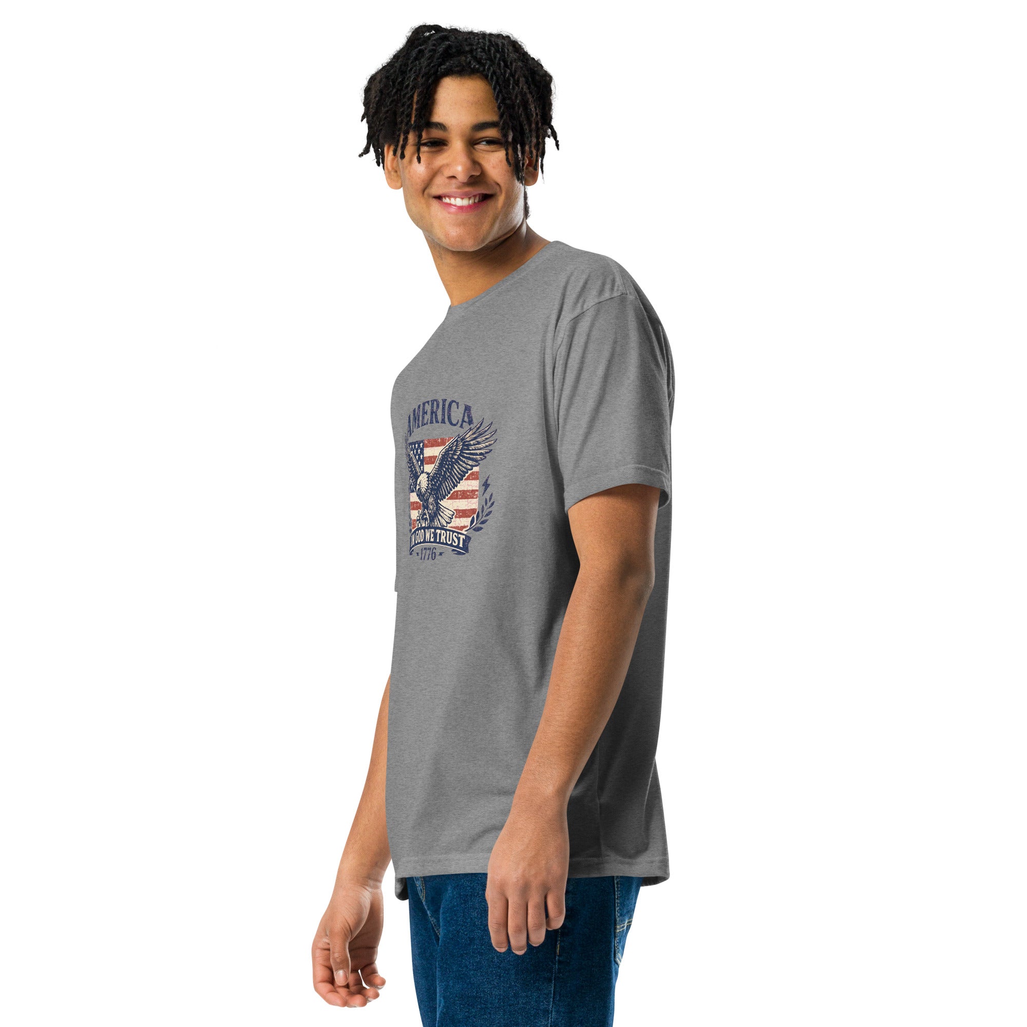 Unisex Fitted T-Shirt - USA