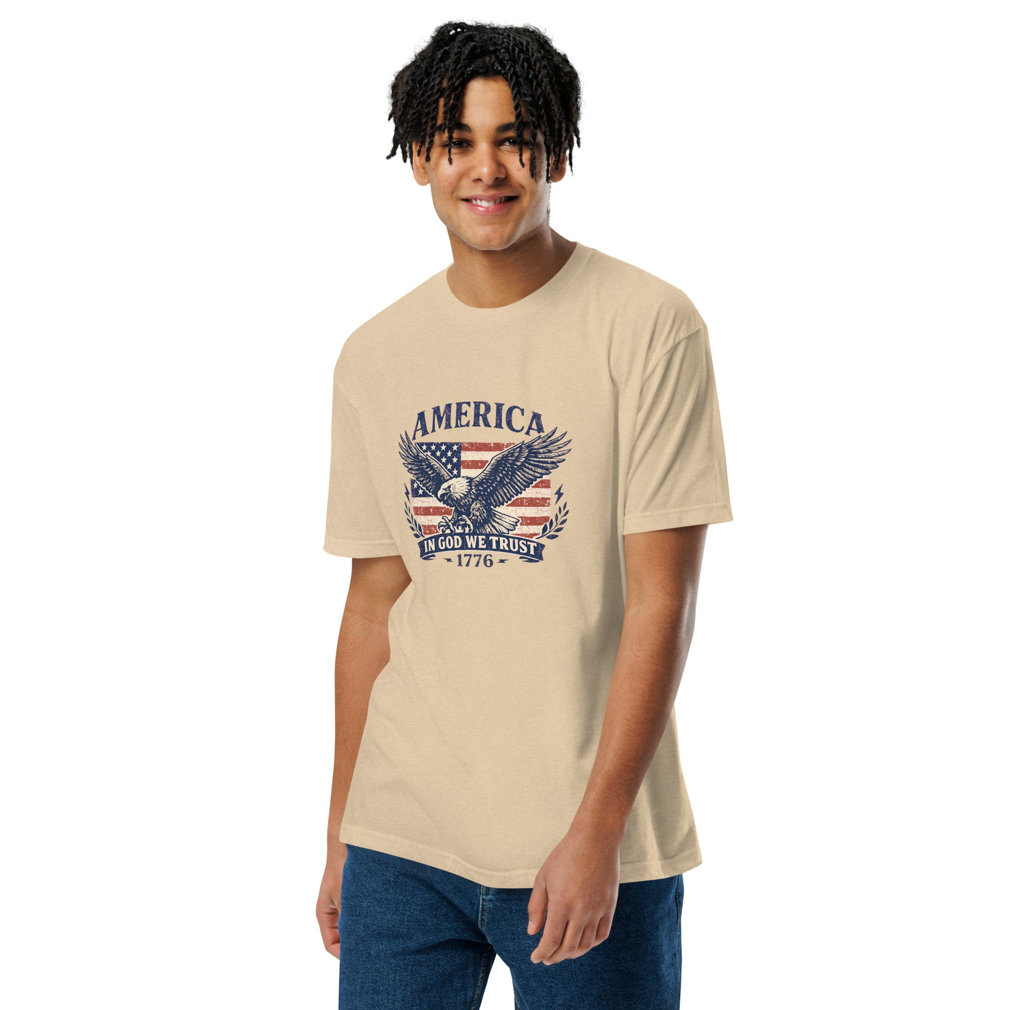 Unisex Fitted T-Shirt - USA